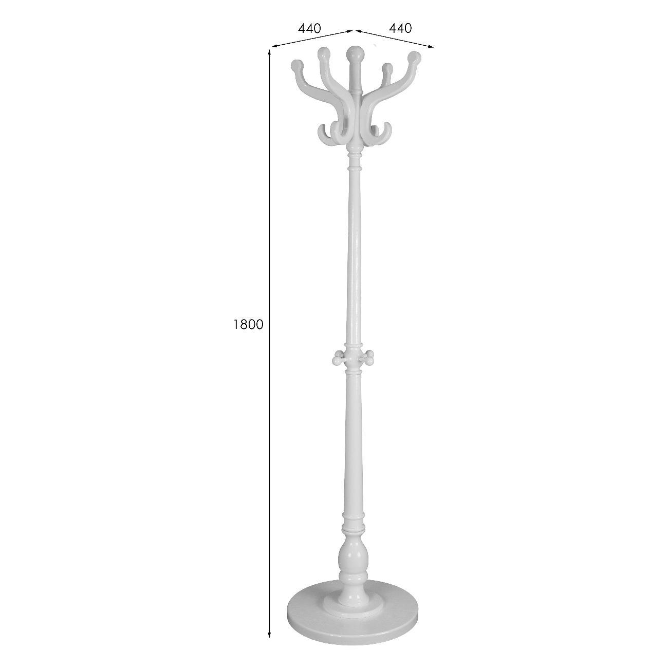 Вешалка напольная Мебелик В 1Н