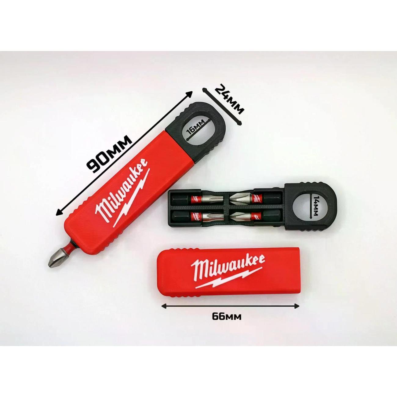 Отвертка 3D Питер Отвертка с насадками, функция брелка Milwaukee