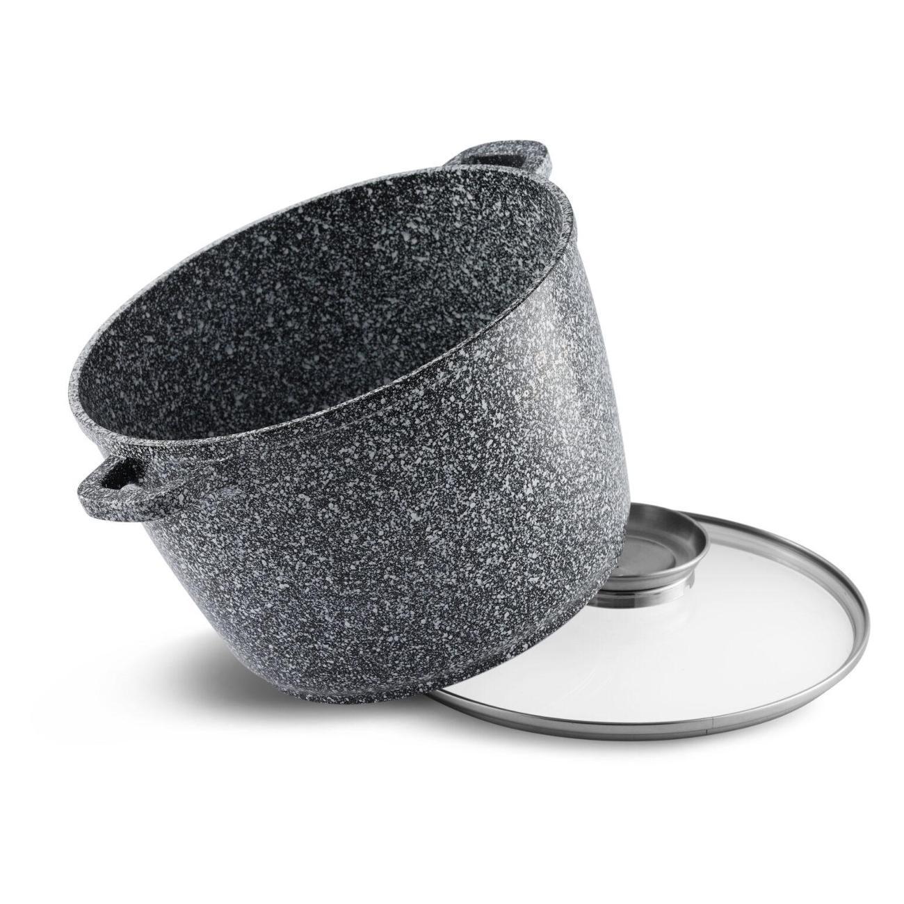 Набор кастрюль, сковород Edenberg 6л и 10л с крышками и силиконовыми прихватками