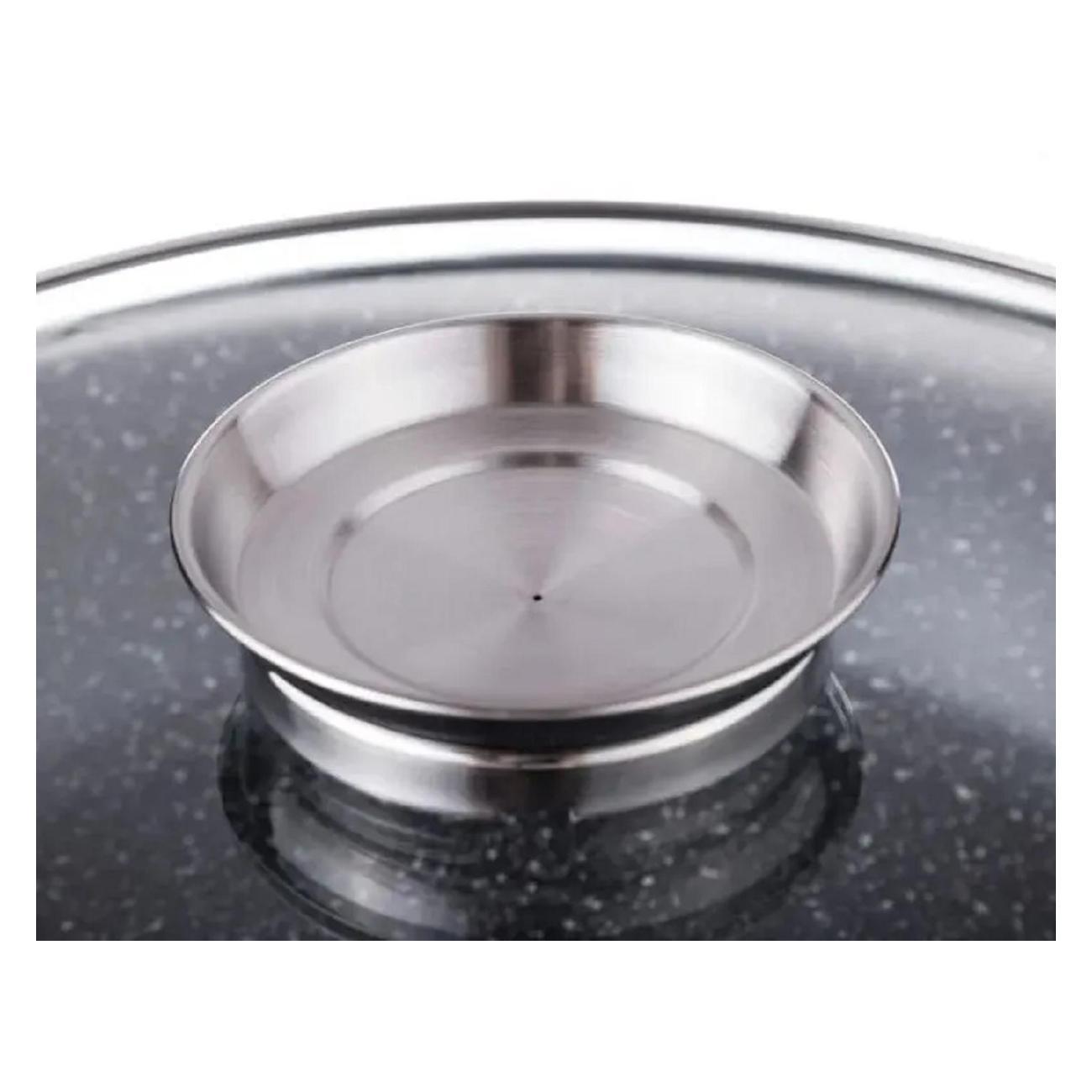 Набор кастрюль, сковород Edenberg 6л и 10л с крышками и силиконовыми прихватками