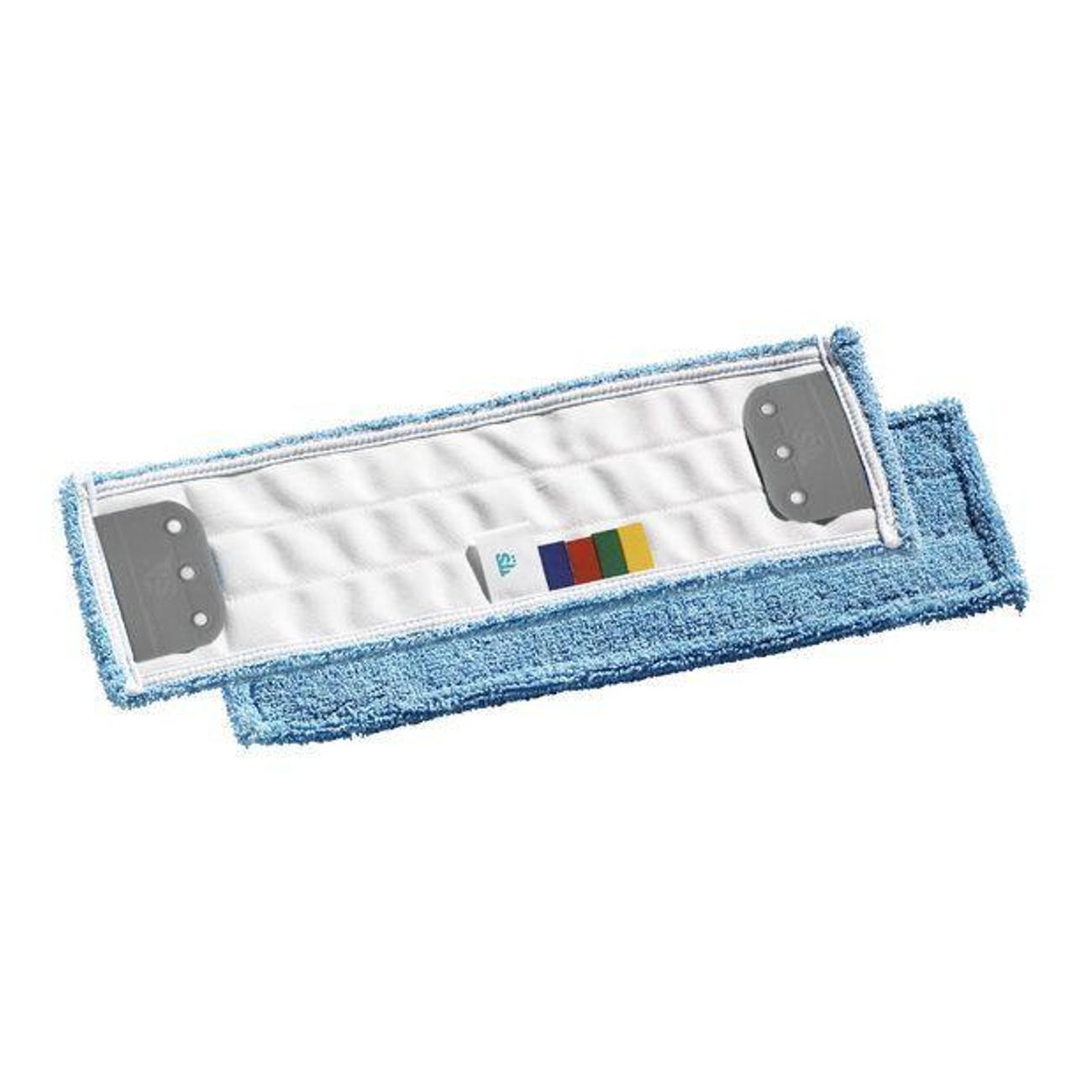 Насадка для швабры TTS Моп Microblue с держателями, микрофибра, 40*13см (00000695)