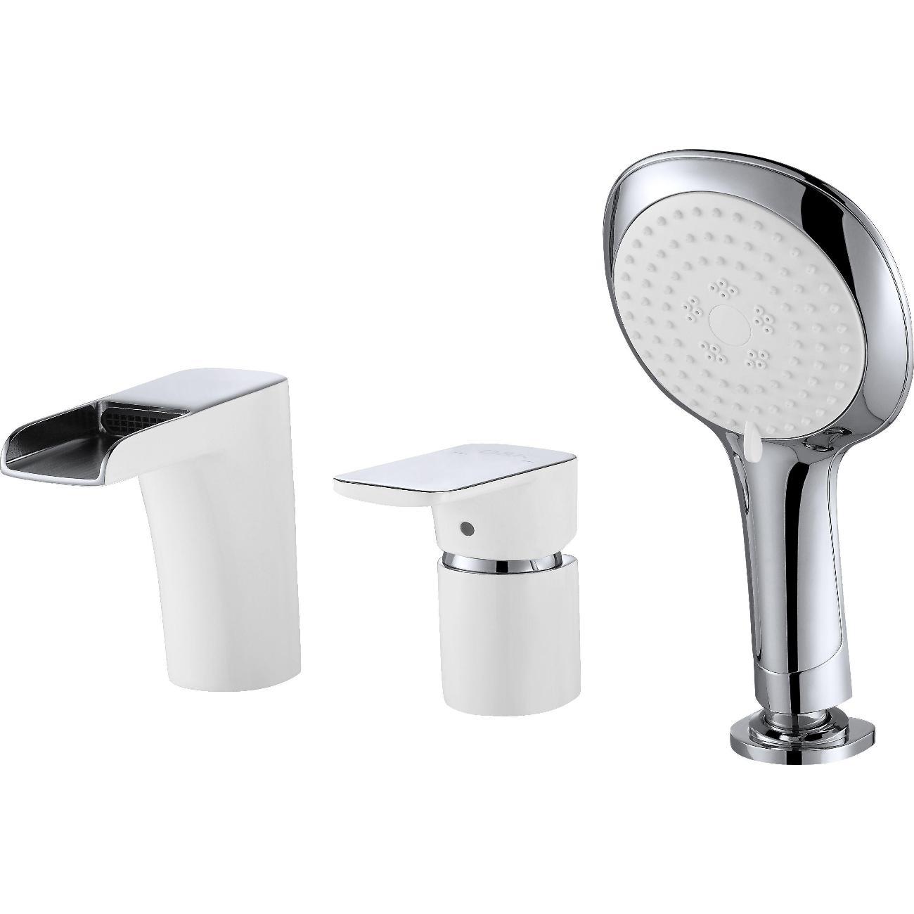 Смеситель DQ Берлин (Berlin) для ванны короткий излив с душем