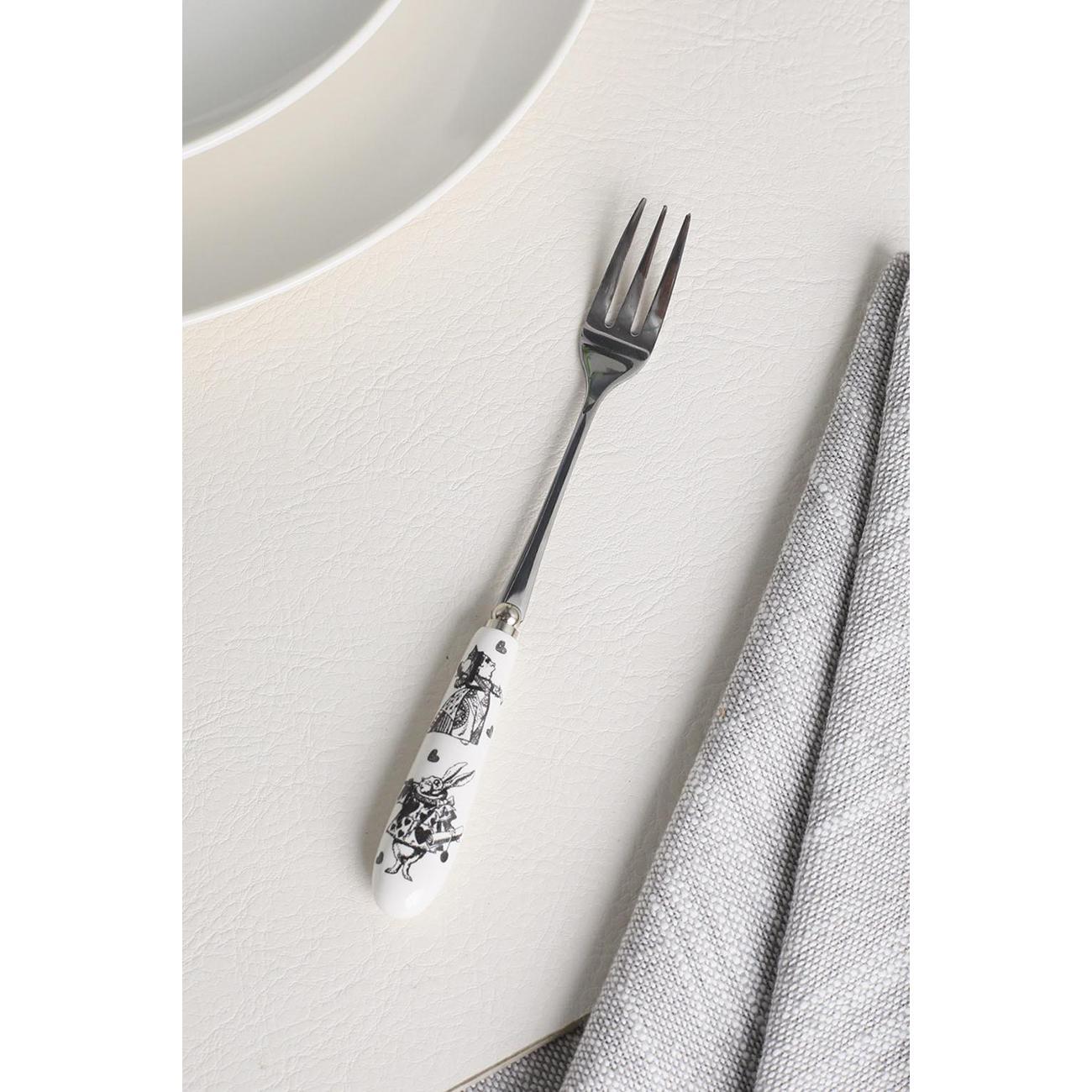 Набор столовых приборов Kitchen Craft Kitchen Craft Набор десертных вилок 4шт. "Алиса в Стране чудес" Mikasa V&A