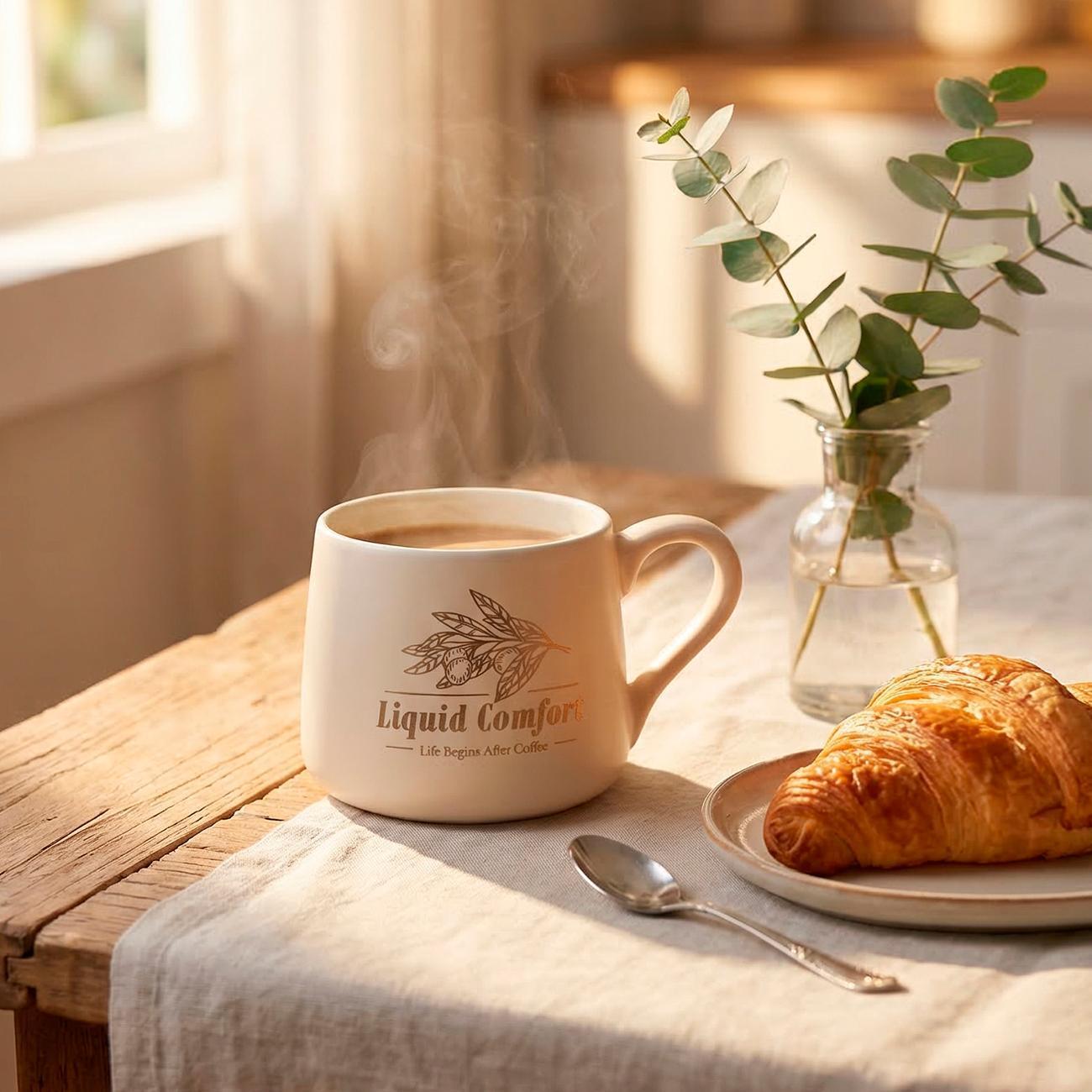 Кружка 340мл (фарфор) REGENT inox di PORCELLANA