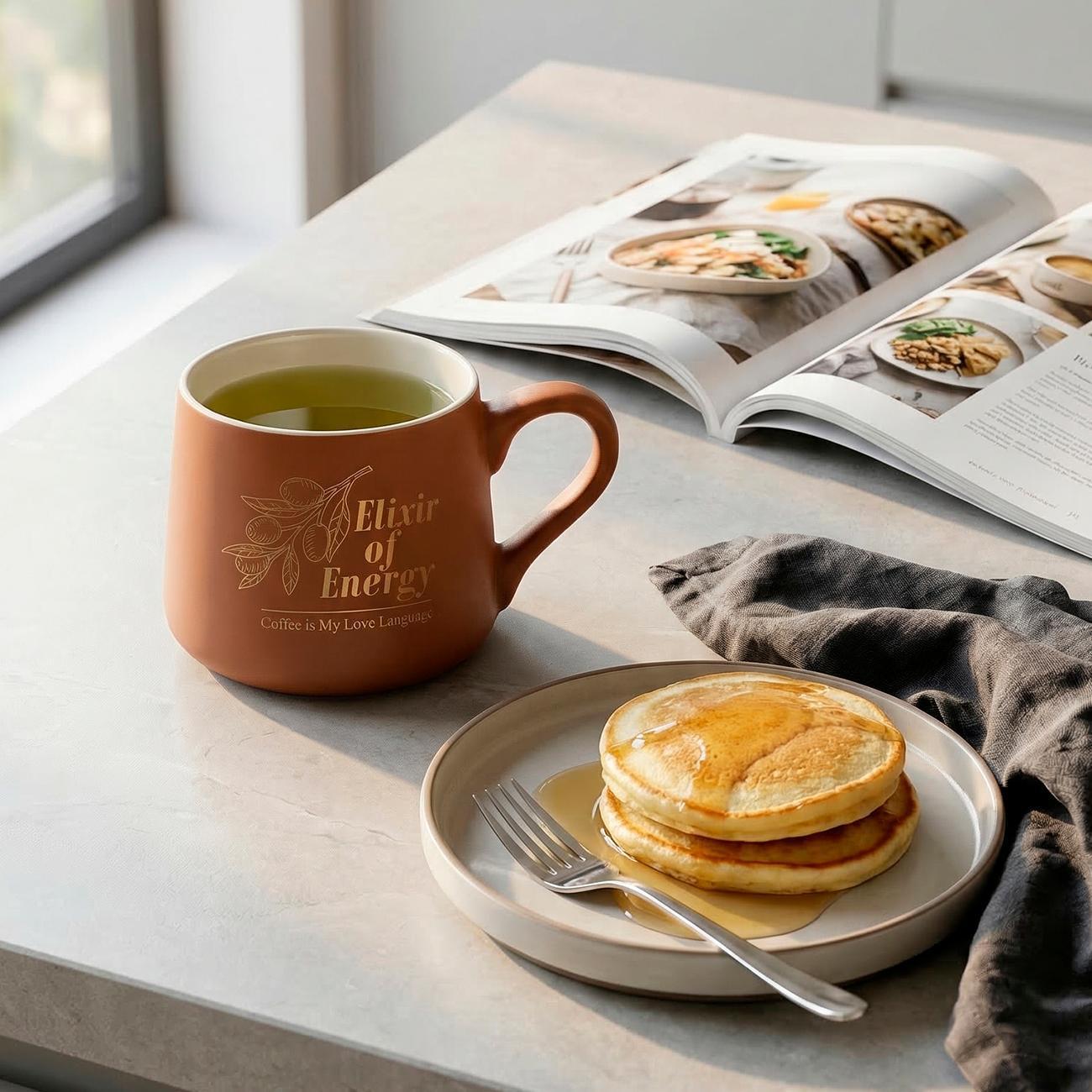 Кружка 340мл (фарфор) REGENT inox di PORCELLANA