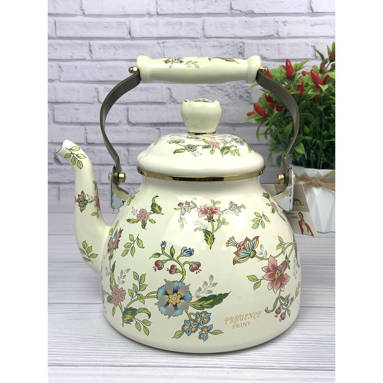 Чайник для плит Zeidan 2,6 л из эмалированной стали для всех видов плит