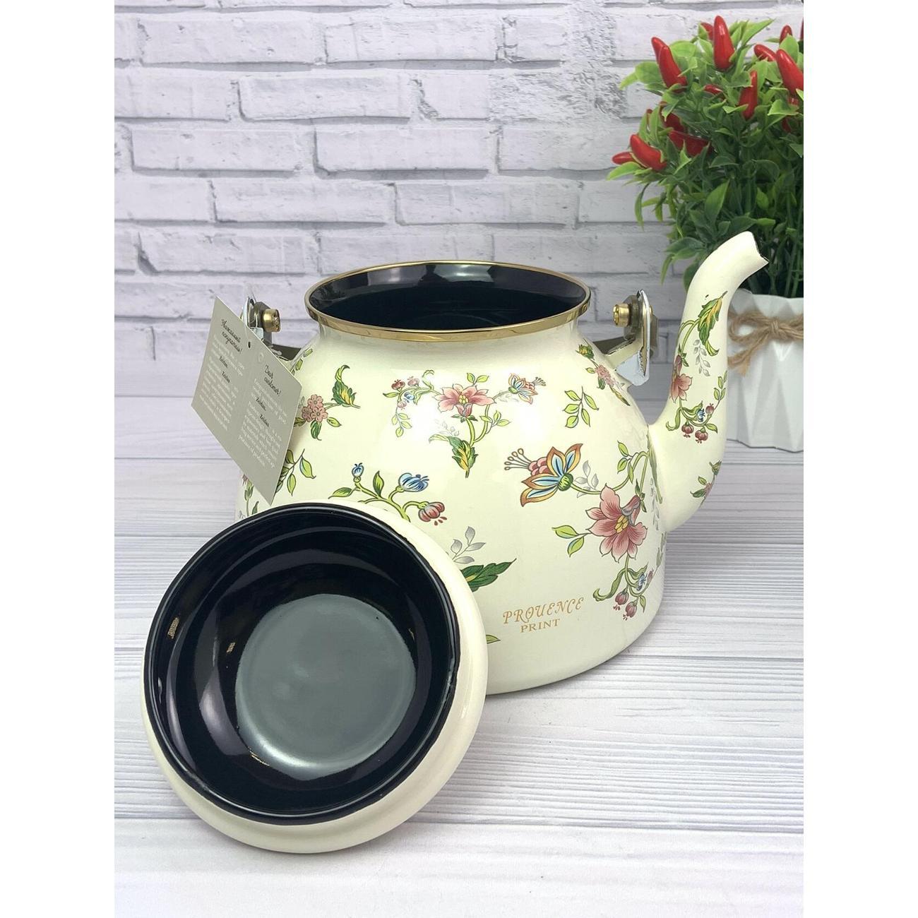 Чайник для плит Zeidan 2,6 л из эмалированной стали для всех видов плит