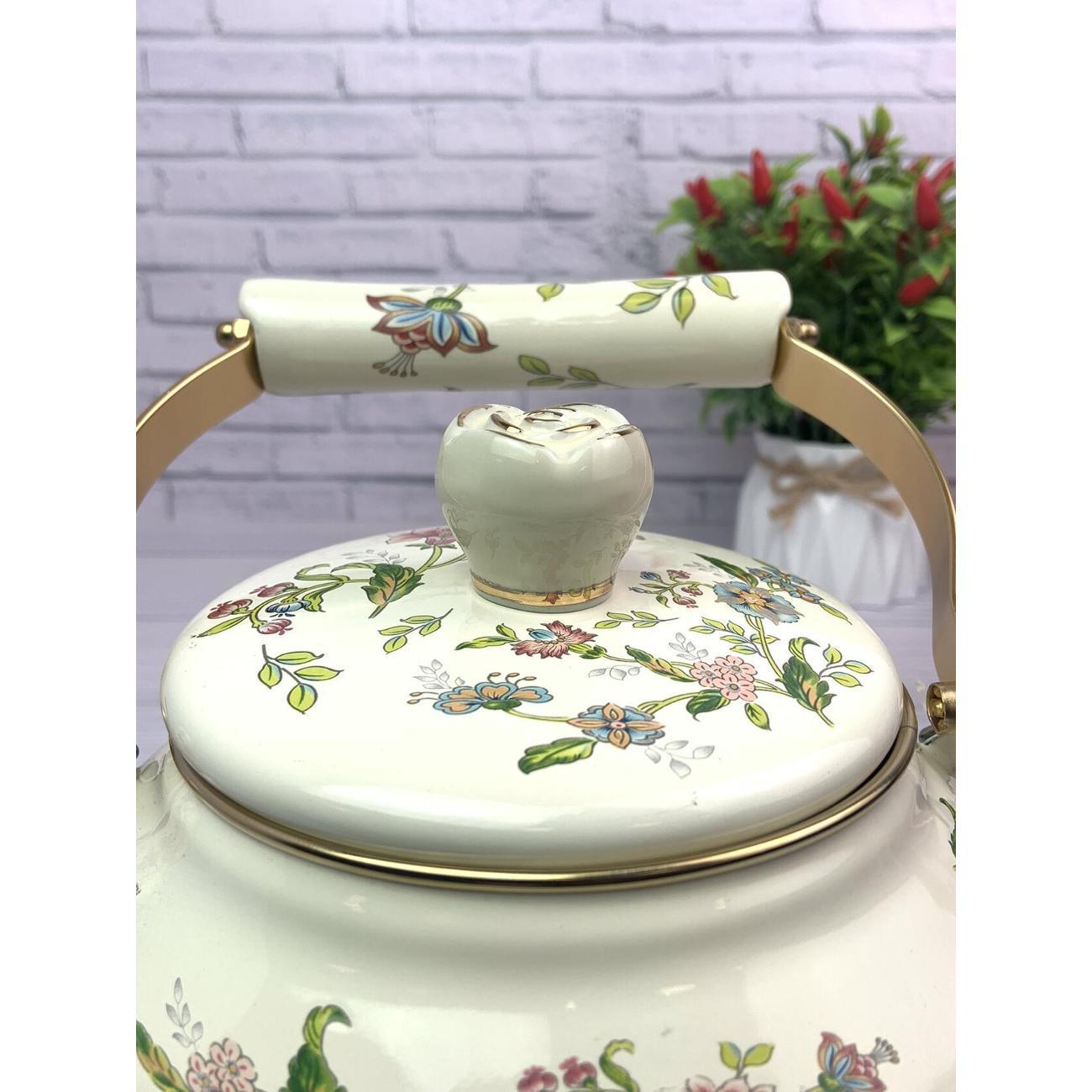 Чайник для плит Zeidan 2,7 л из эмалированной стали для всех видов плит