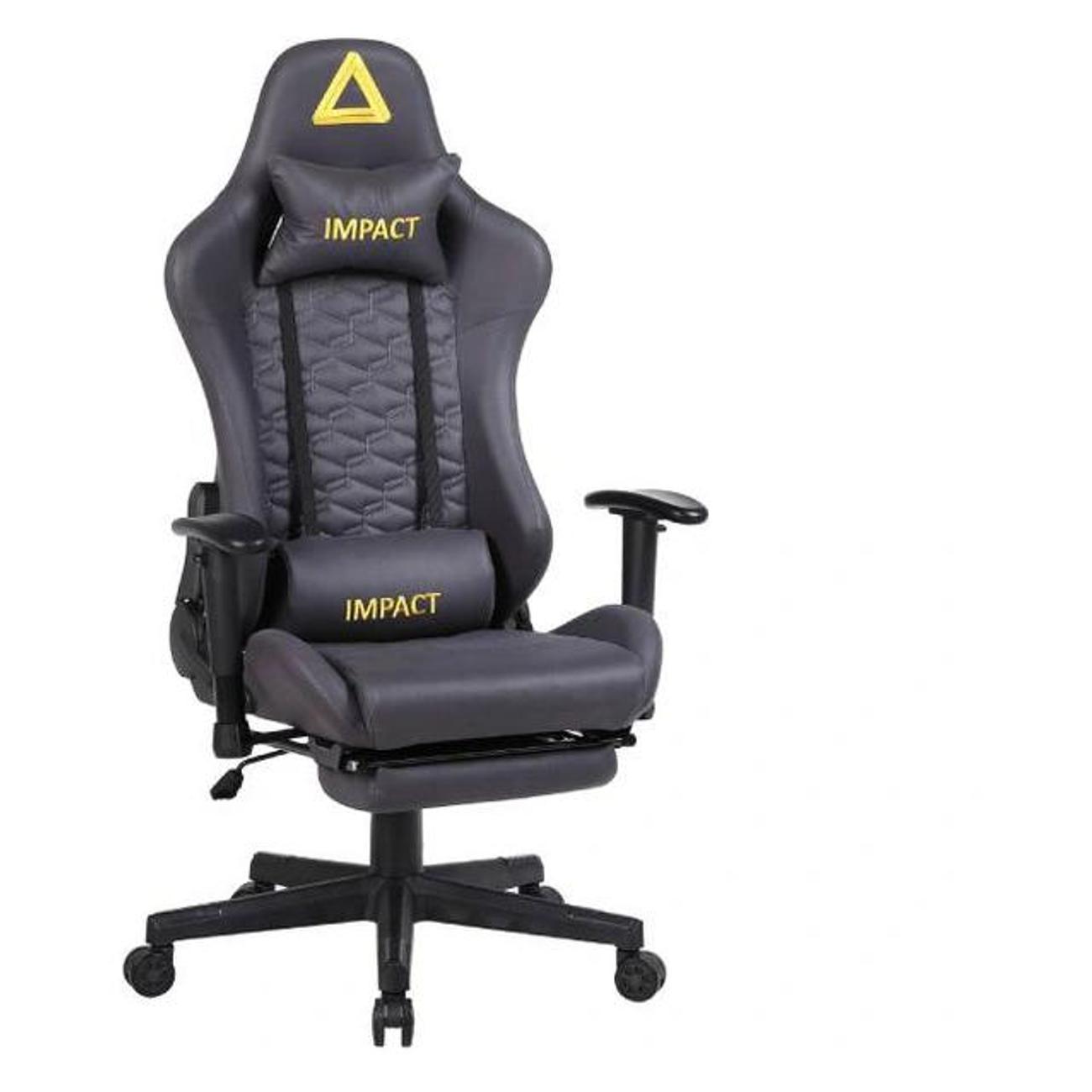 Кресло компьютерное KingStyle Impact PRO Suede Fabric Black фото