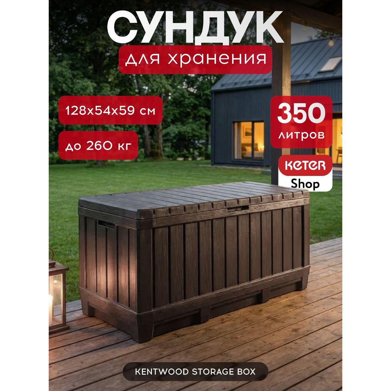 Сундук Keter KENTWOOD STORAGE BOX
