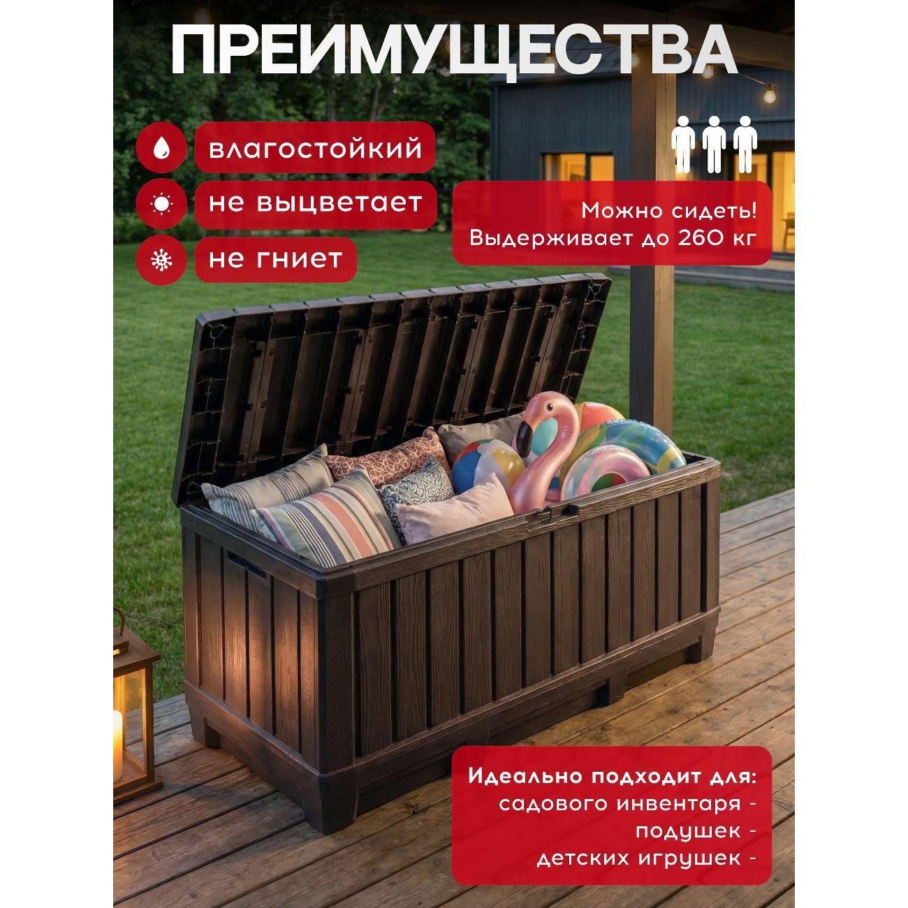 Сундук Keter KENTWOOD STORAGE BOX