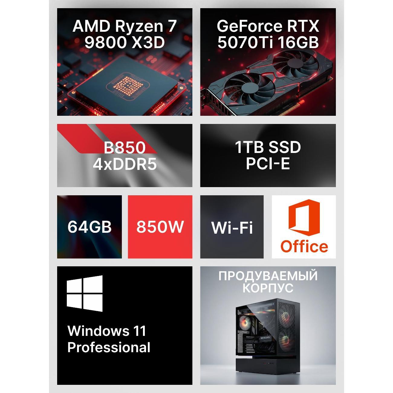 Системный блок Robotcomp Zero 2.0 V3 Plus X3D