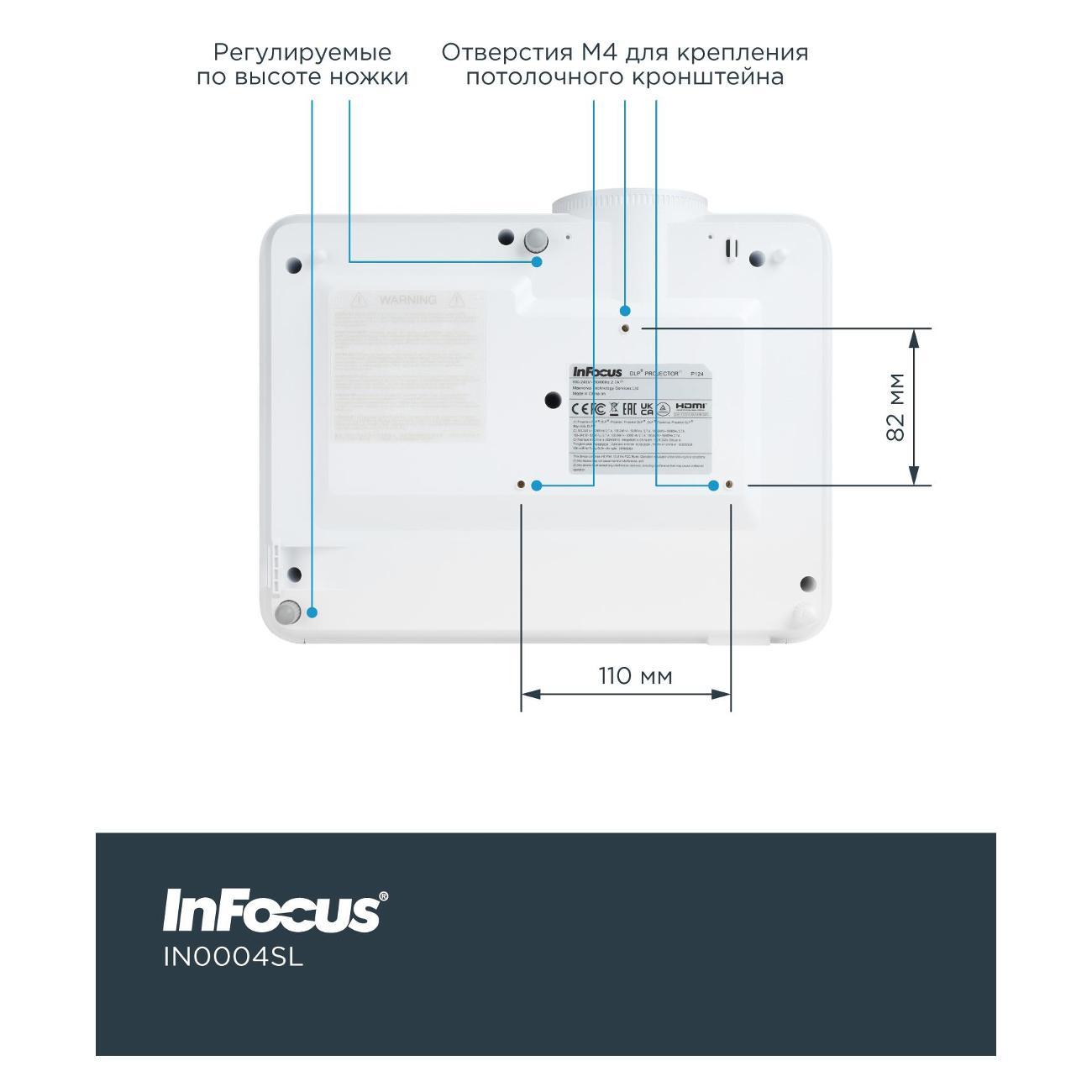Видеопроектор для домашнего кинотеатра InFocus инфокус4000