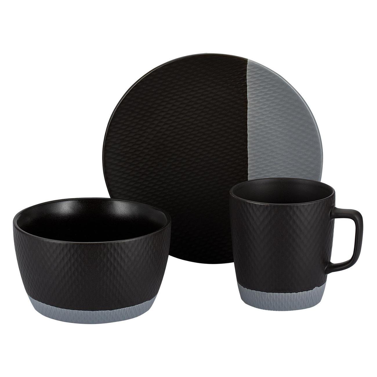 Столовый сервиз REGENT inox 3 предмета (фарфор) di PORCELLANA