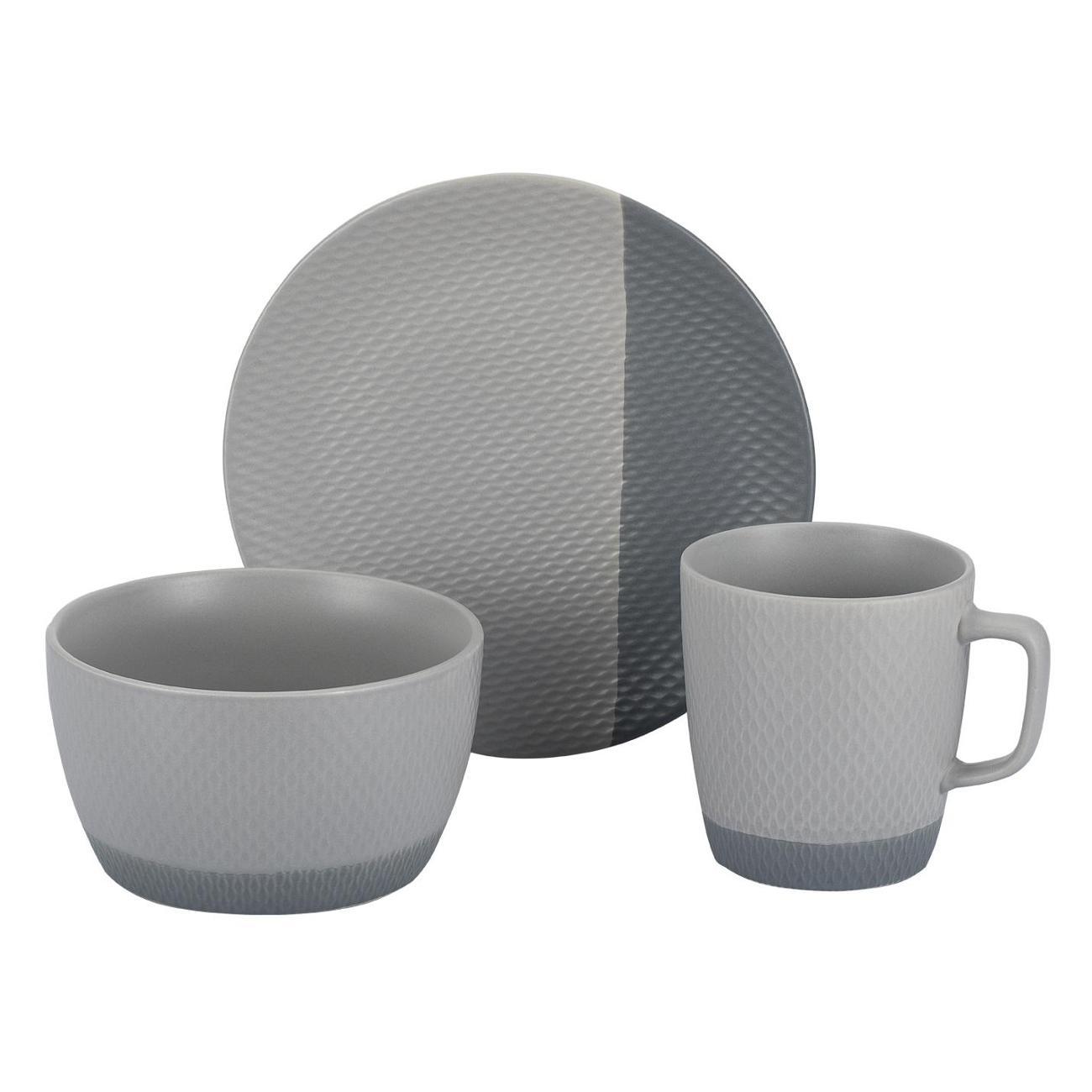 Столовый сервиз REGENT inox 3 предмета (фарфор) di PORCELLANA