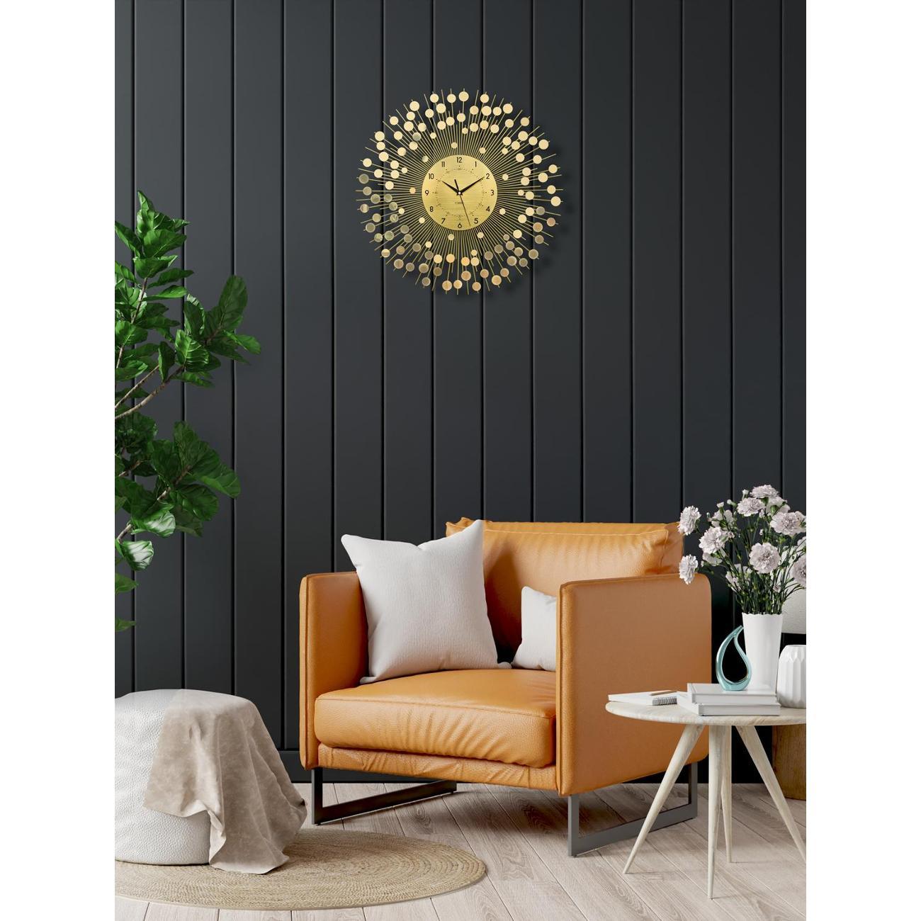 Часы настенные OST Ice Mirror G 60 см бесшумные