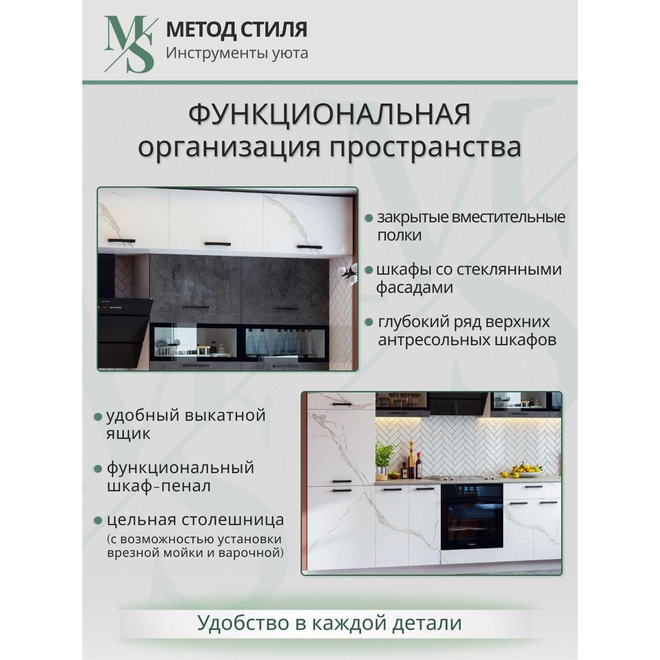 Комплект кухонной мебели Мебельная компания МиФ Техно 3м