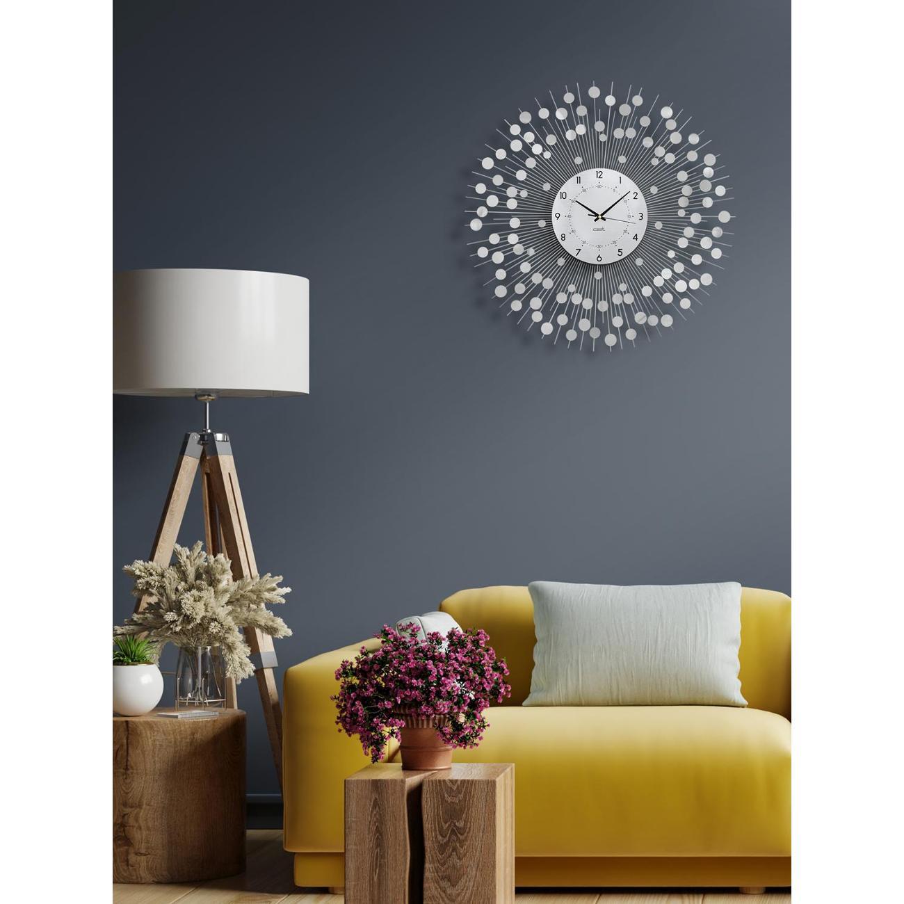 Часы настенные OST Ice Mirror S2 60 см бесшумные