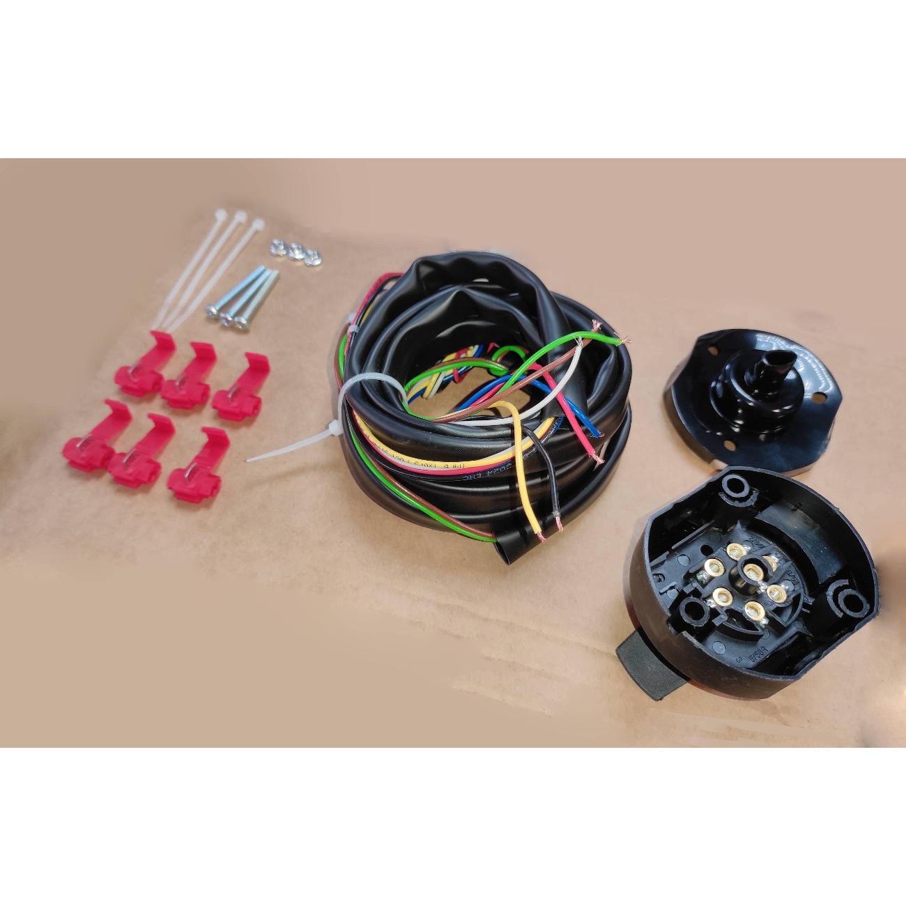 Фаркоп Flash Car Универсальная электрика для фаркопа, с розеткой 7-pin, Flash, 1.9м