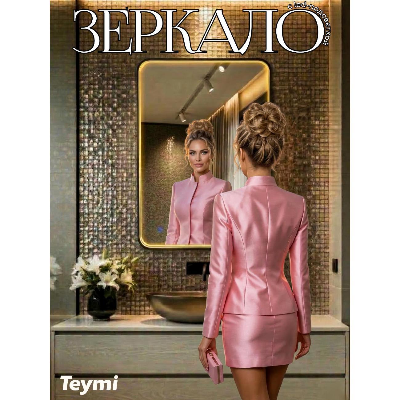 Зеркала для ванной Teymi Edlen Gold 600х800