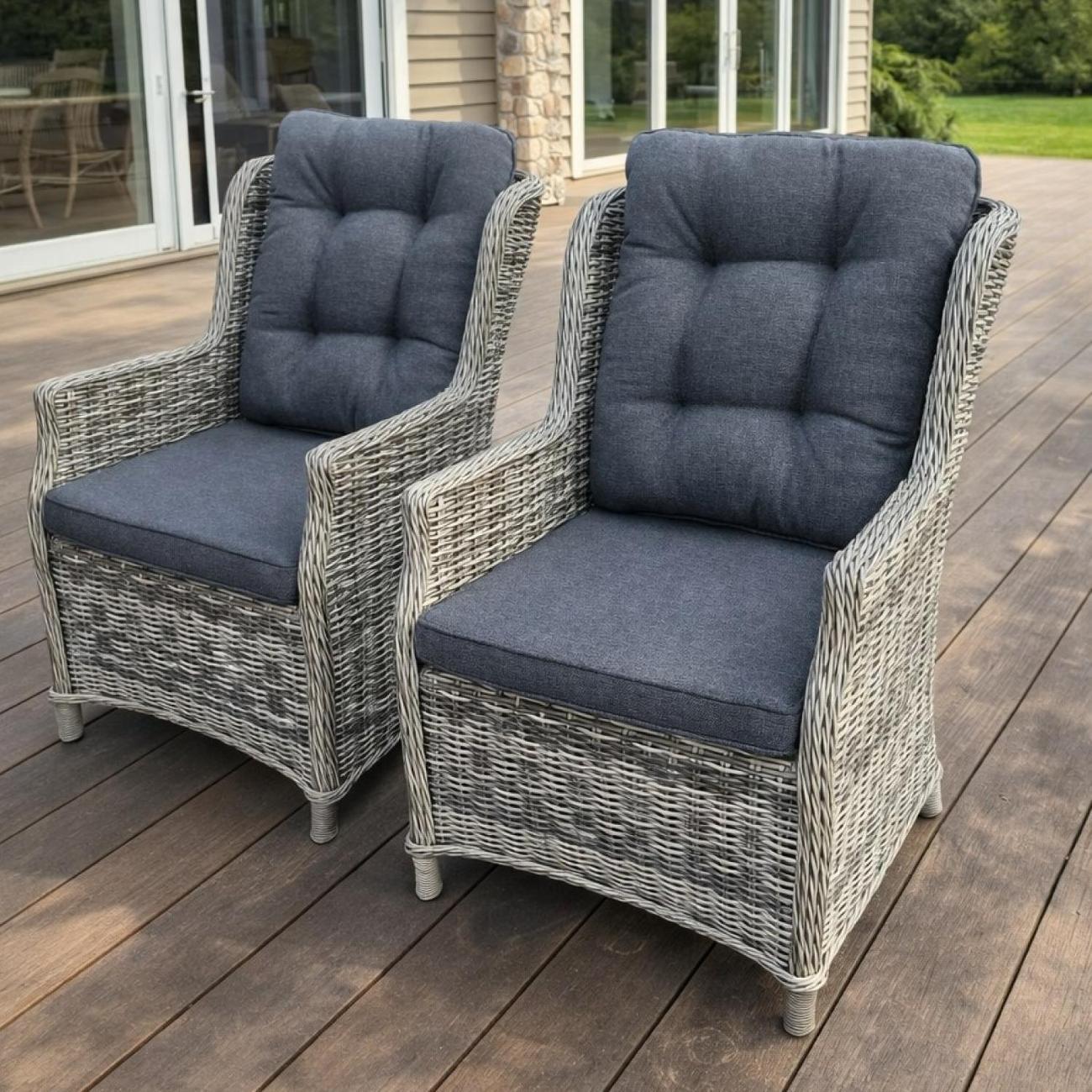 Кресло садовое Royal Family NICOLE серый