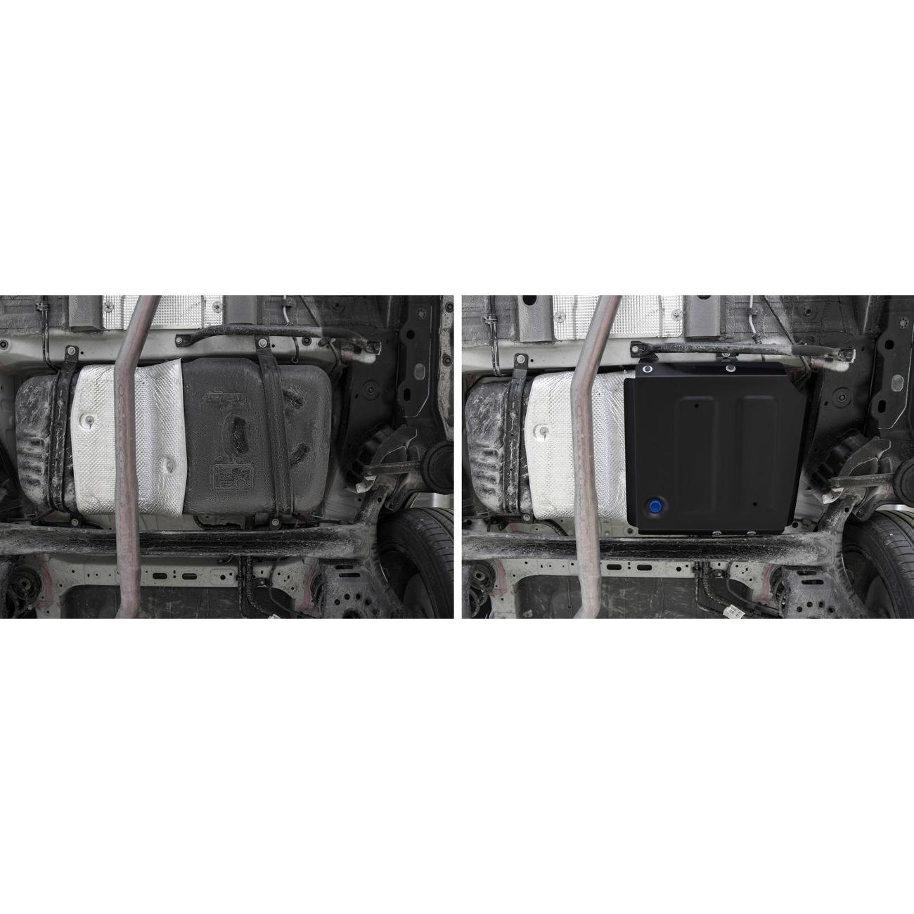 Защита картера АвтоБроня Защита топливного бака АвтоБроня для Haval Jolion РКПП FWD 2021-2023 2024-н.в.