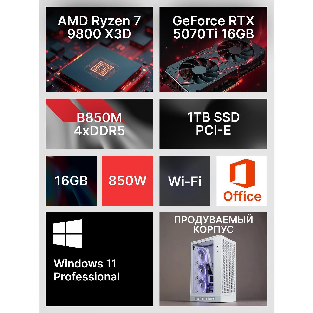 Системный блок Robotcomp Кобра 2.0 V3 X3D White