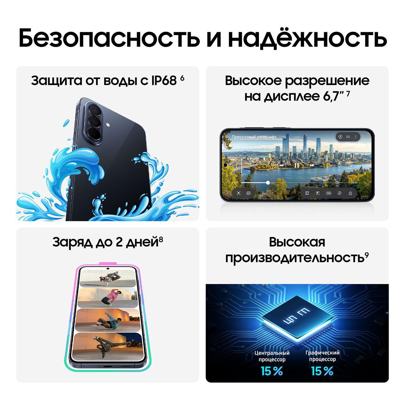 Смартфон Samsung Galaxy A57 12/512GB серый
