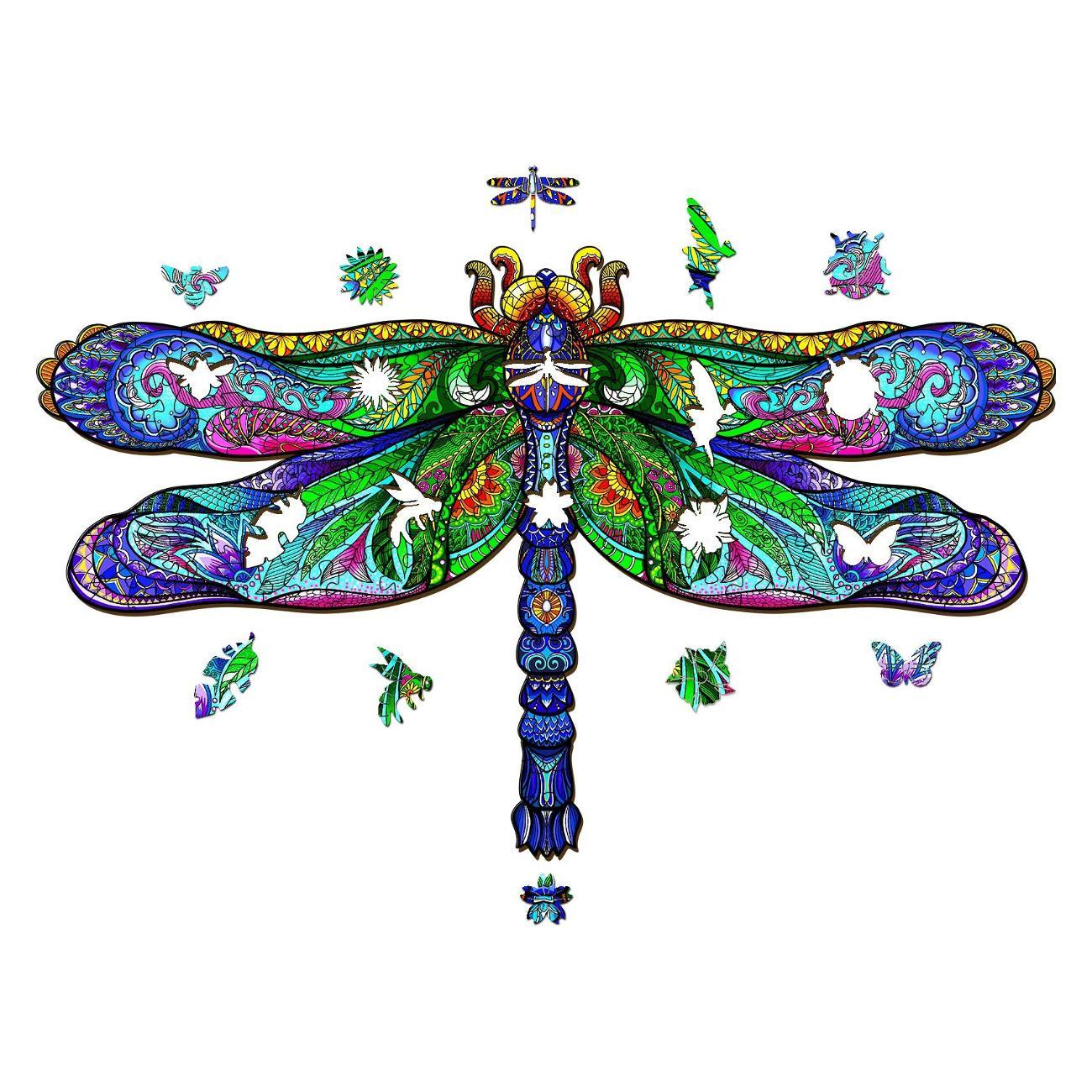 Пазл Woodbests 6180-WP Стремительная Стрекоза S