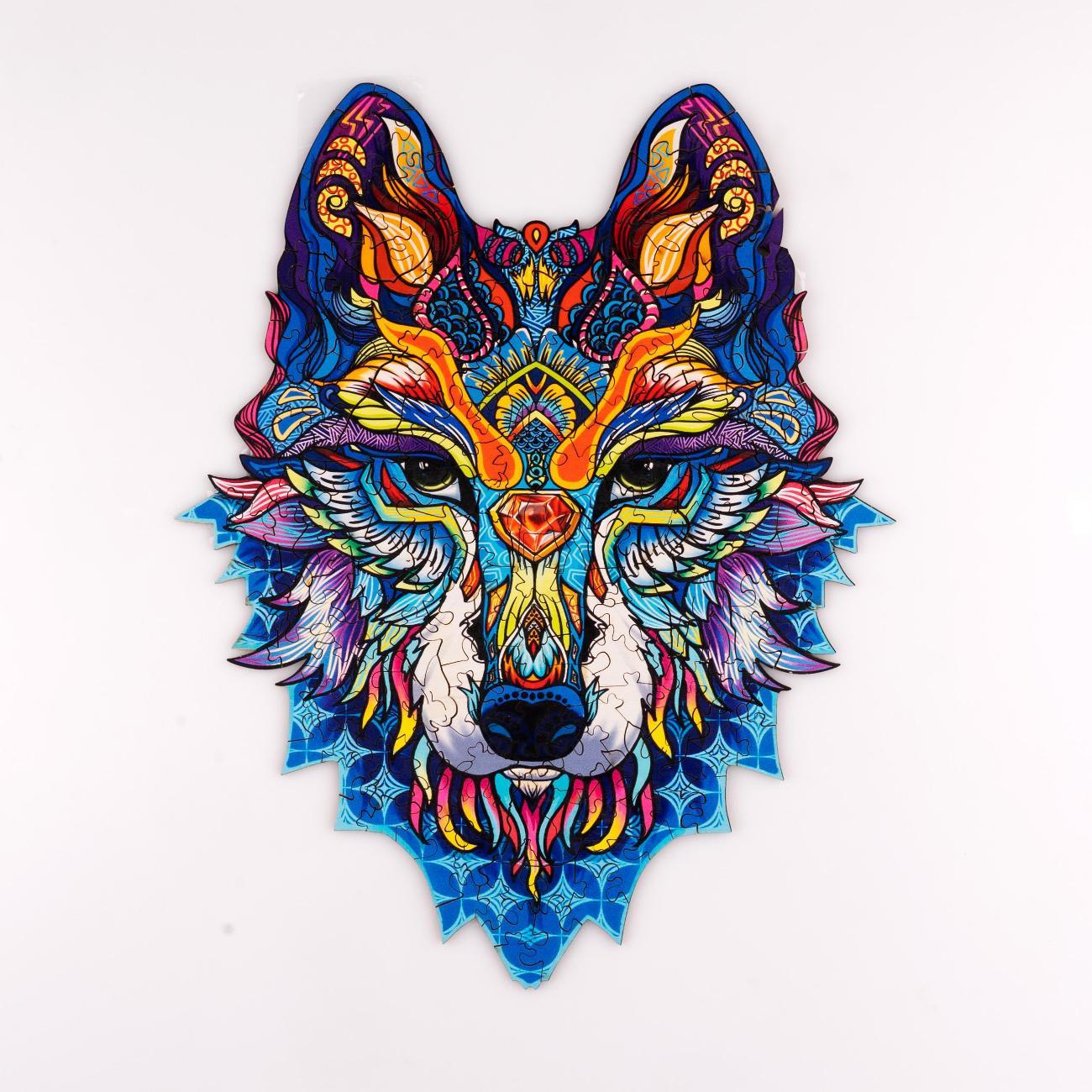 Пазл Woodbests 6117-WP Снежный Волк L