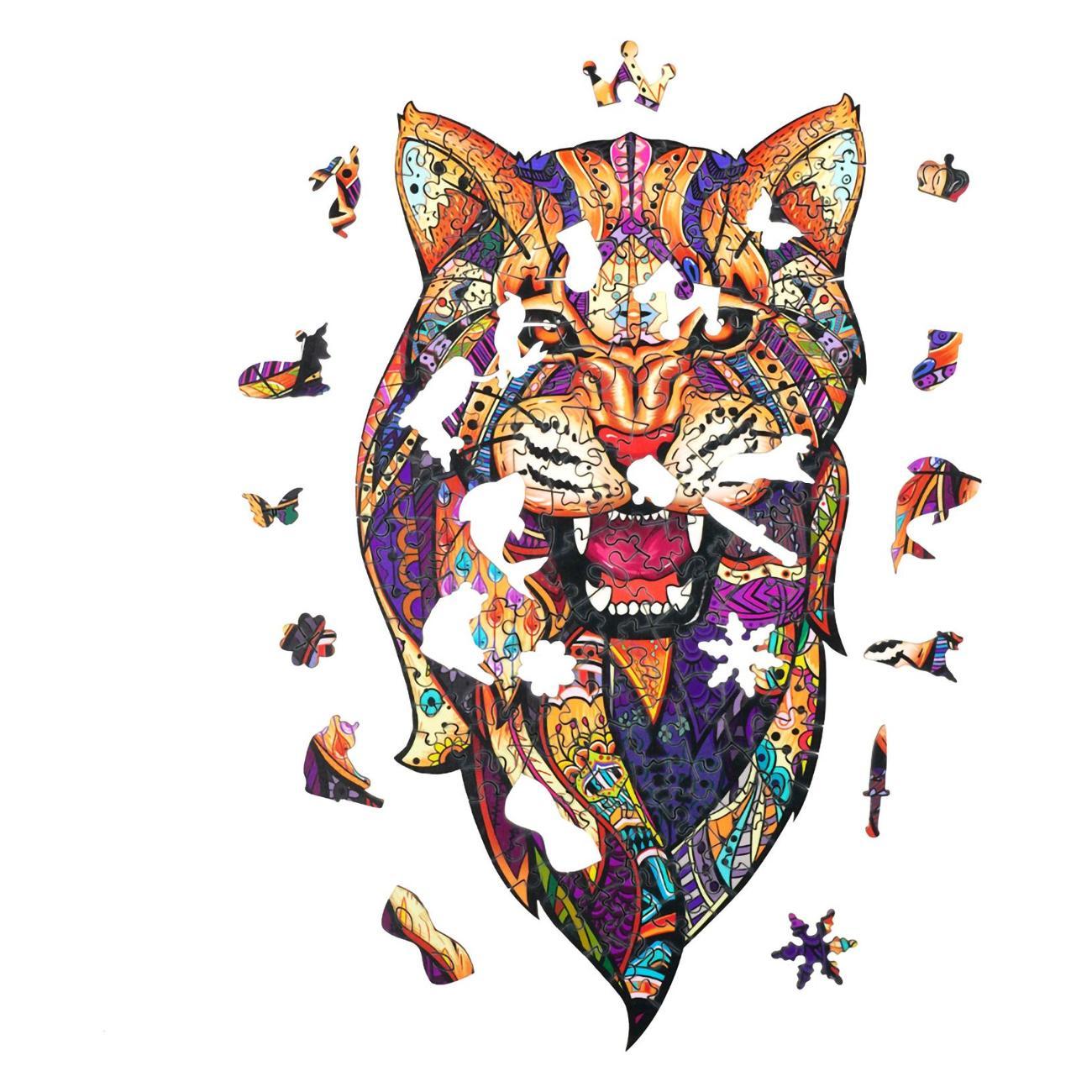 Пазл Woodbests 6125-WP Африканский Леопард S