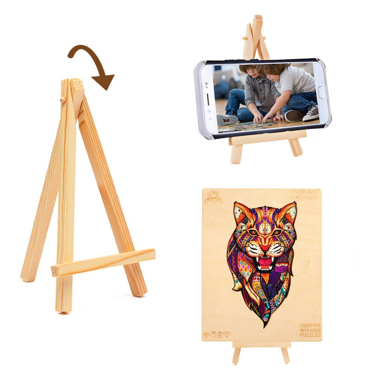 Пазл Woodbests 6125-WP Африканский Леопард S