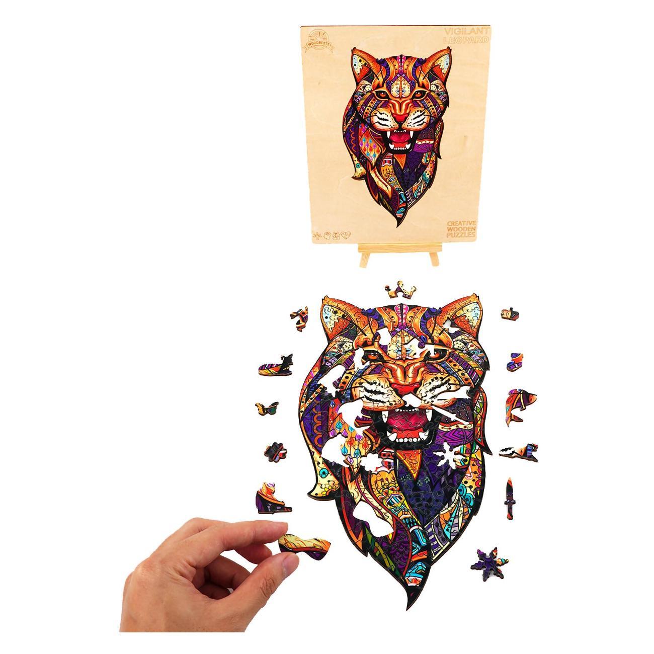 Пазл Woodbests 6126-WP Африканский Леопард M