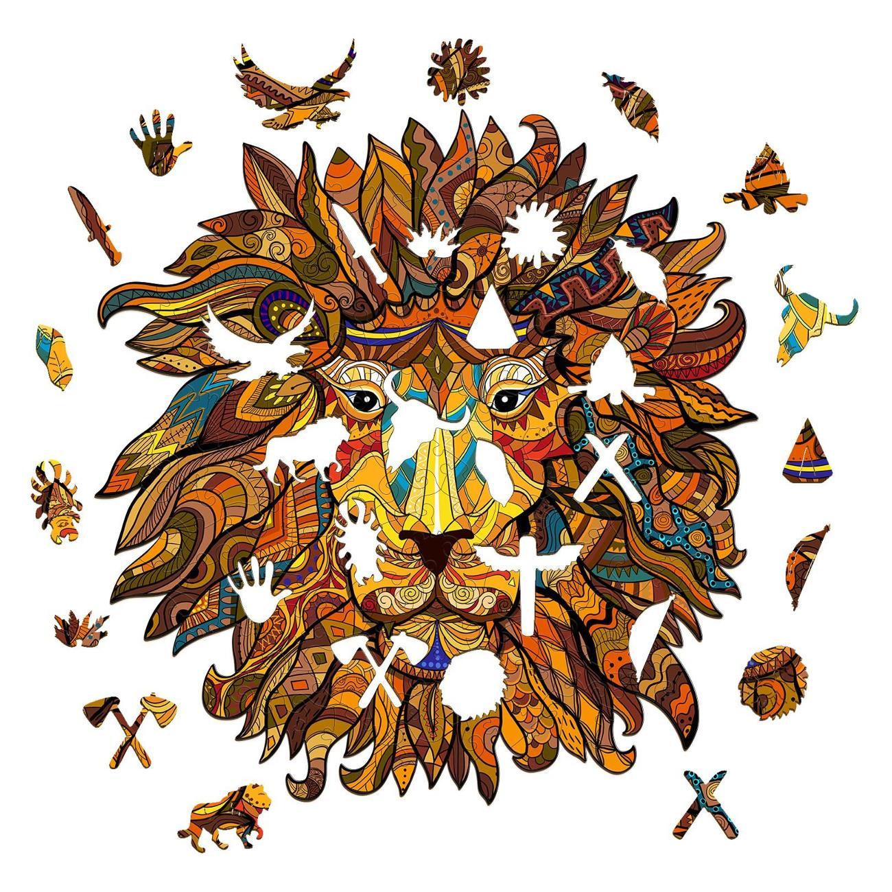 Пазл Woodbests 6147-WP Царь Зверей L