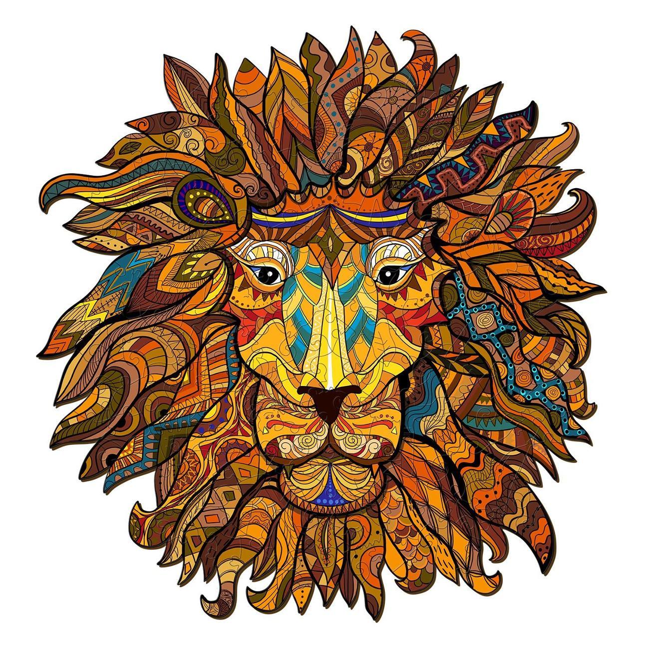 Пазл Woodbests 6147-WP Царь Зверей L