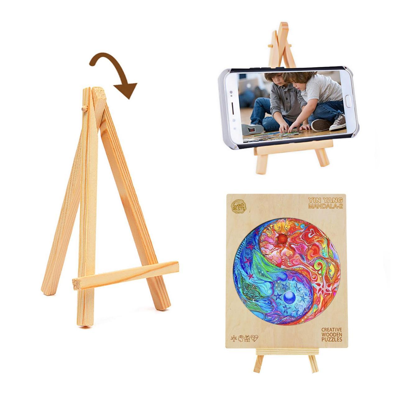 Пазл Woodbests 6331-WP Разноцветный Инь-Ян M