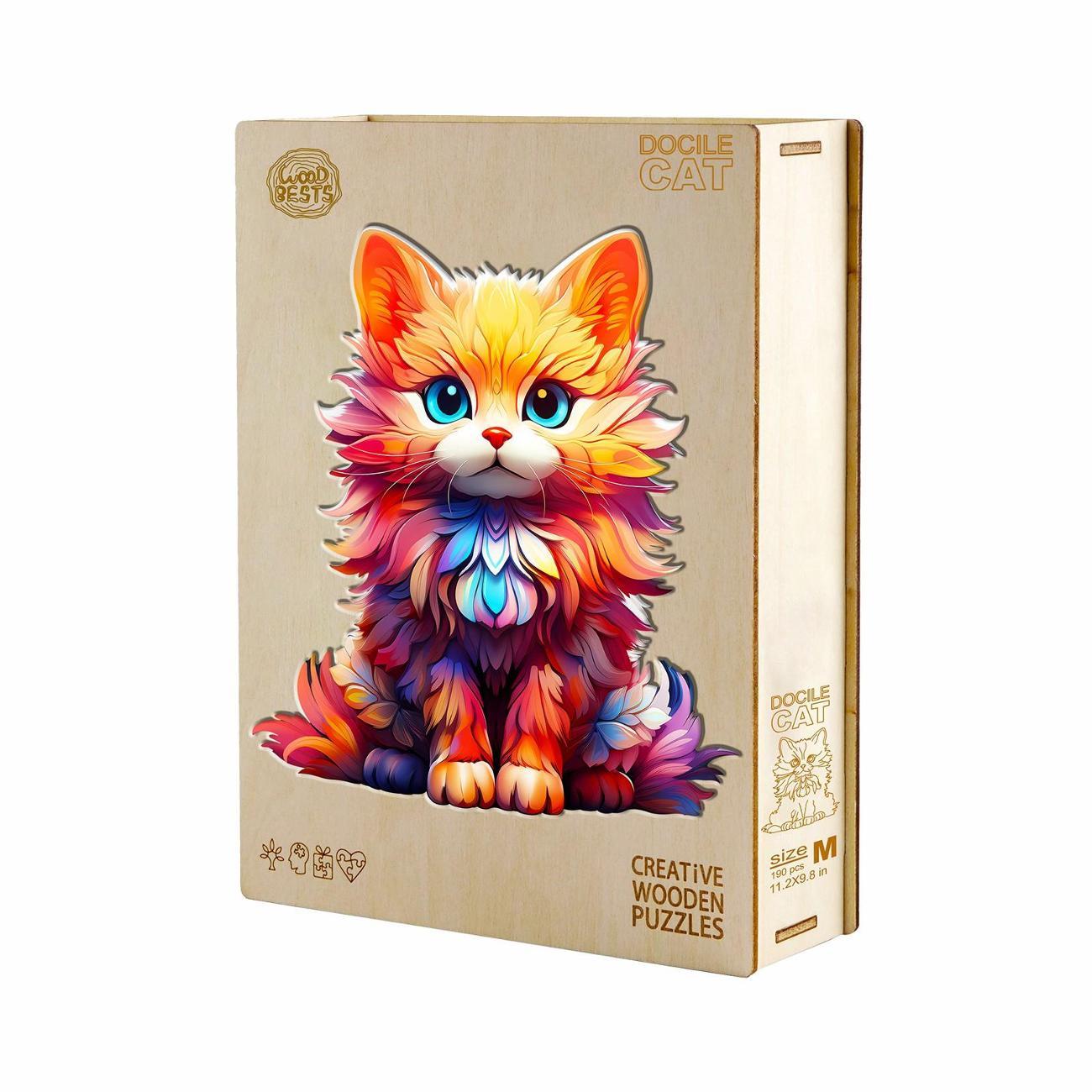 Пазл Woodbests 6345-WP Рыжий пушистик S