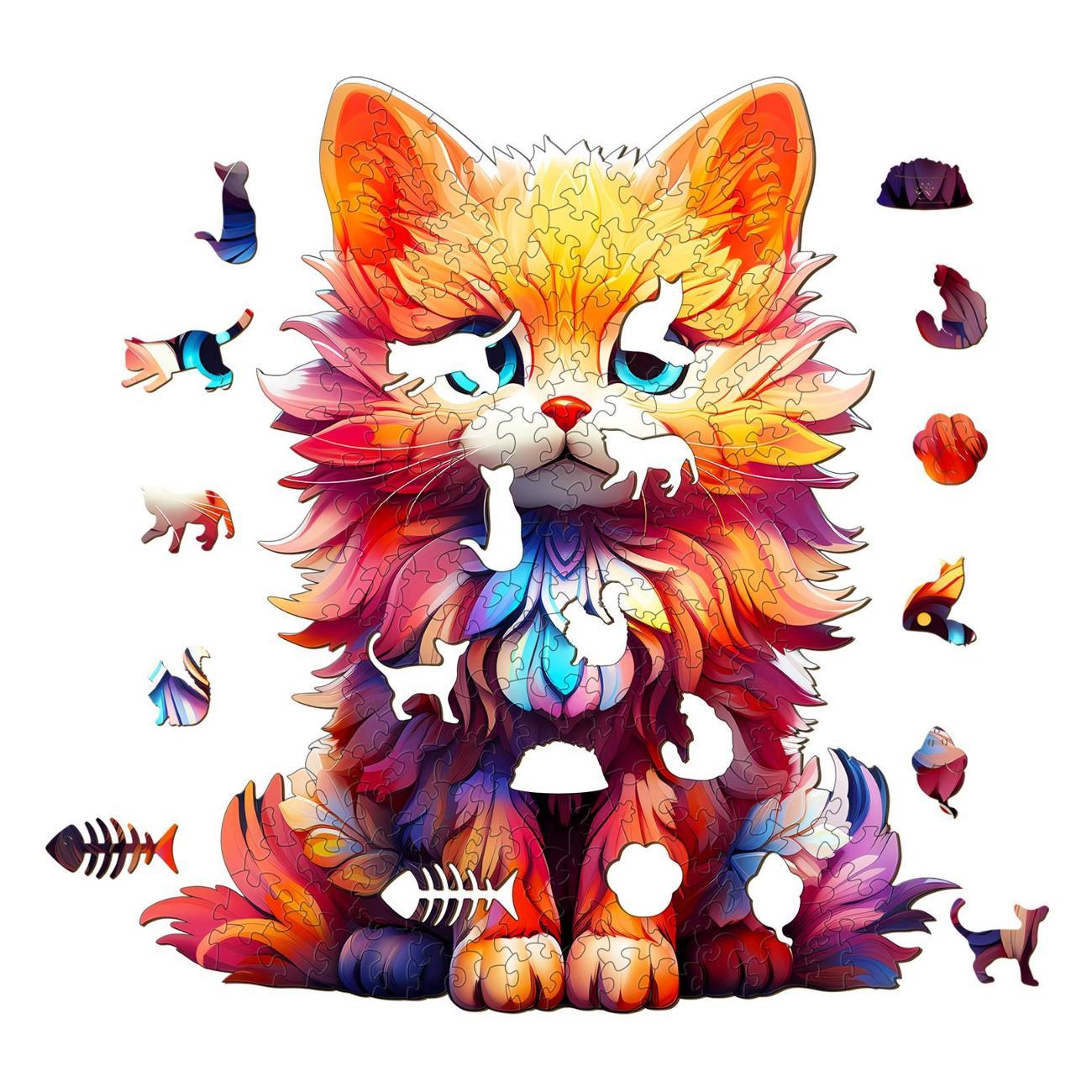 Пазл Woodbests 6346-WP Рыжий пушистик M