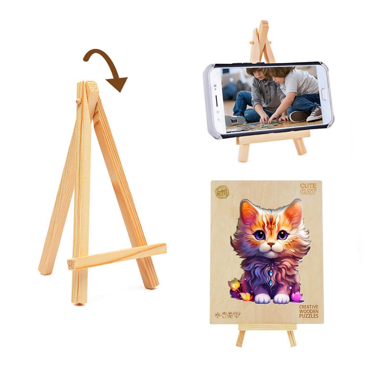 Пазл Woodbests 6352-WP Фэнтези кэт L