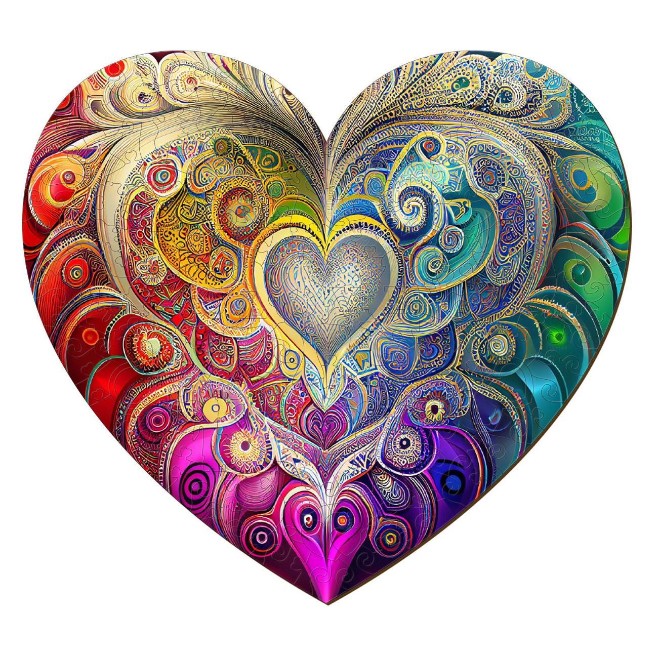 Пазл Woodbests 6406-WP Храброе Сердце M