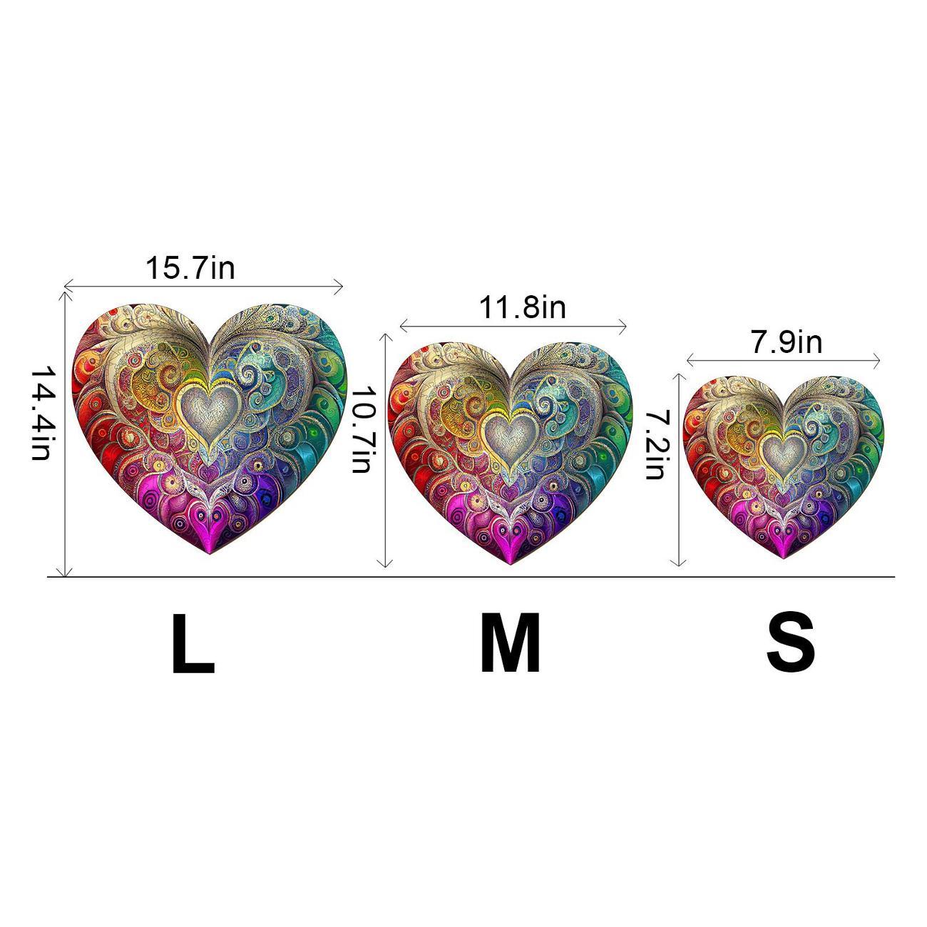 Пазл Woodbests 6406-WP Храброе Сердце M
