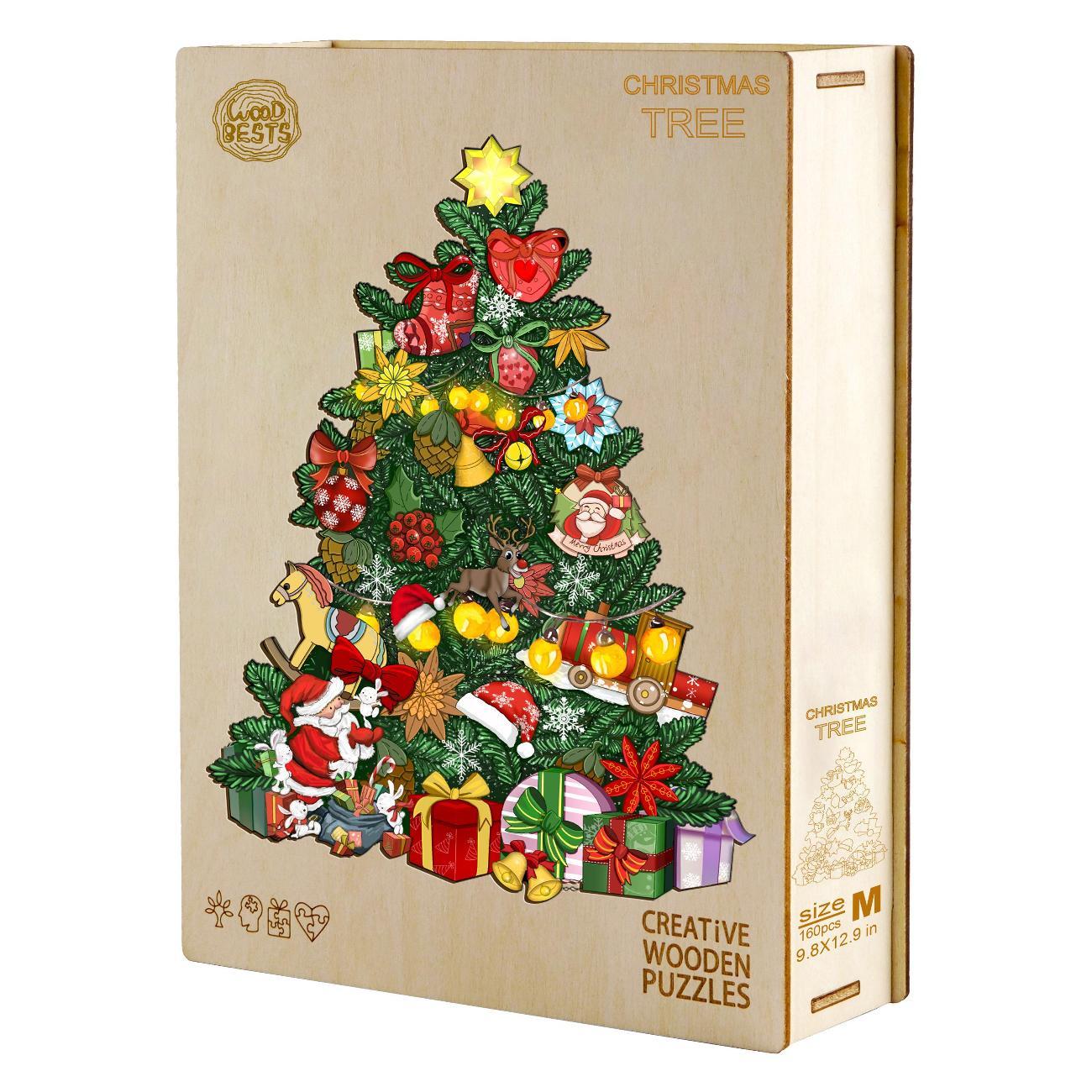 Пазл Woodbests 6502-WP Новогодняя Елка L