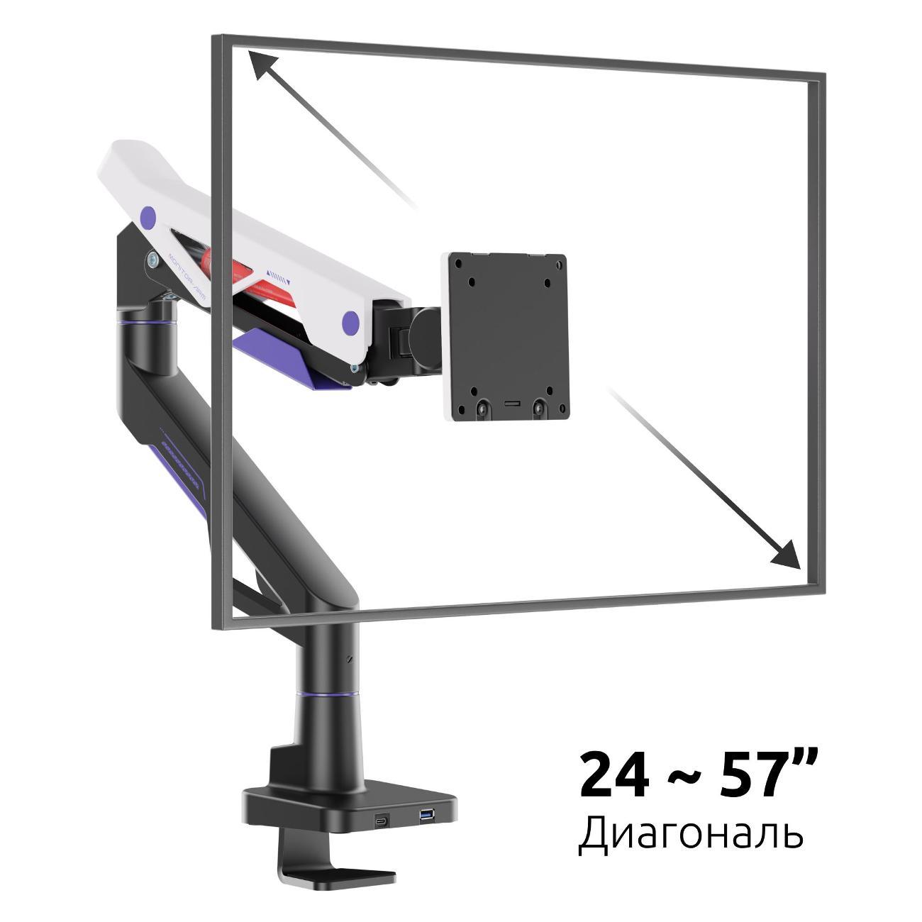 Кронштейн для монитора Uniteki FMGT301GL ATLAS NEO GAMING LINE