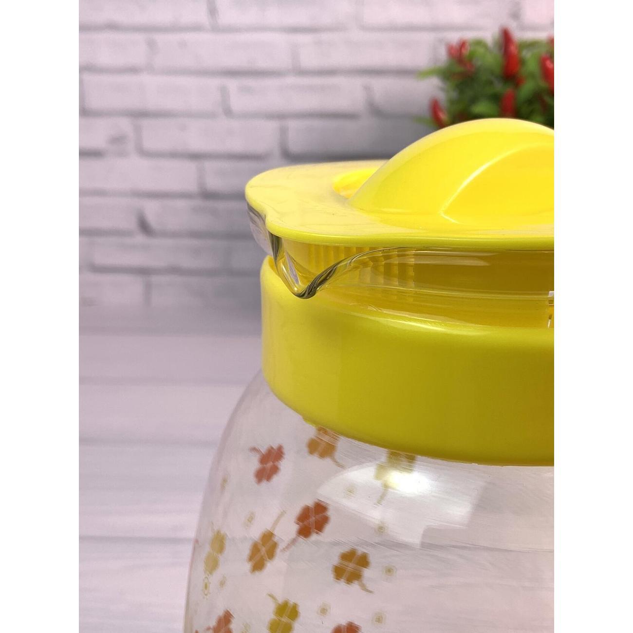 Графин Эко-Поставка 1,8 л из жаропрочного стекла с крышкой-фильтром