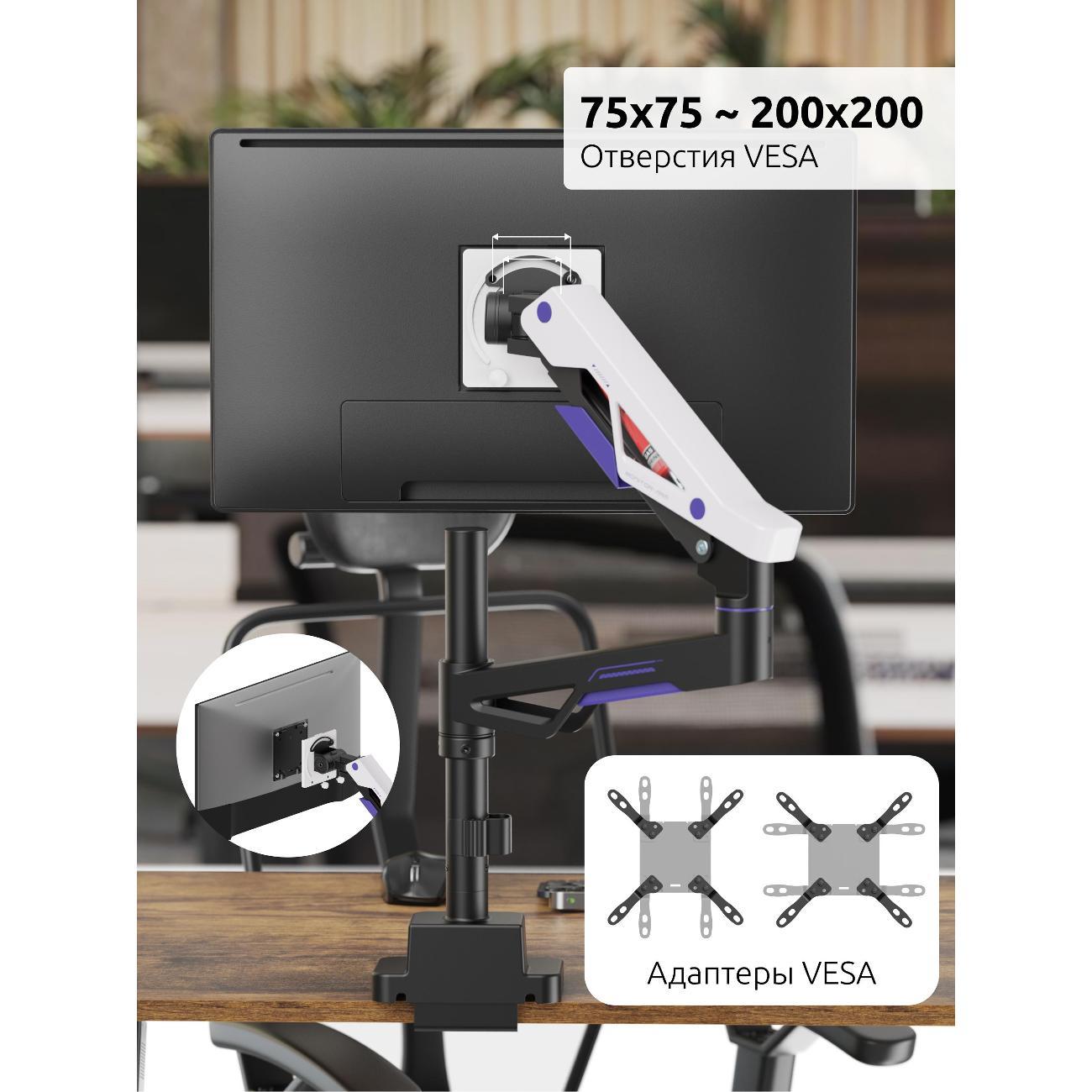 Кронштейн для монитора Uniteki FMGT401GL ATLAS NEO GAMING LINE