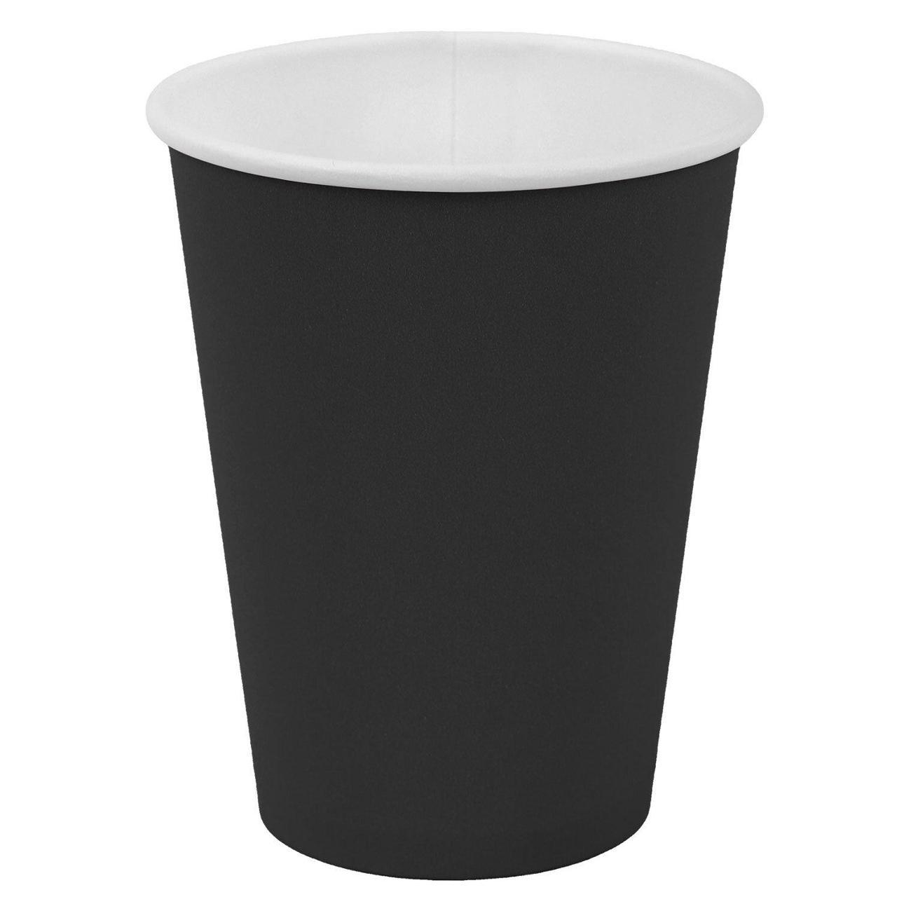 Набор одноразовой посуды Welday Стаканы одноразовые 350мл 1000шт WELDAY черные