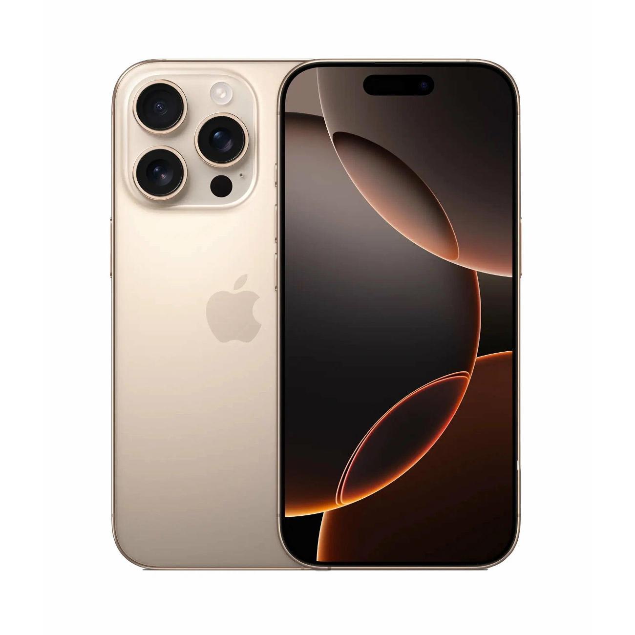 Смартфон Apple iPhone 16 Pro 256GB Desert Titanium (Dual Sim) (без RuStore) фото