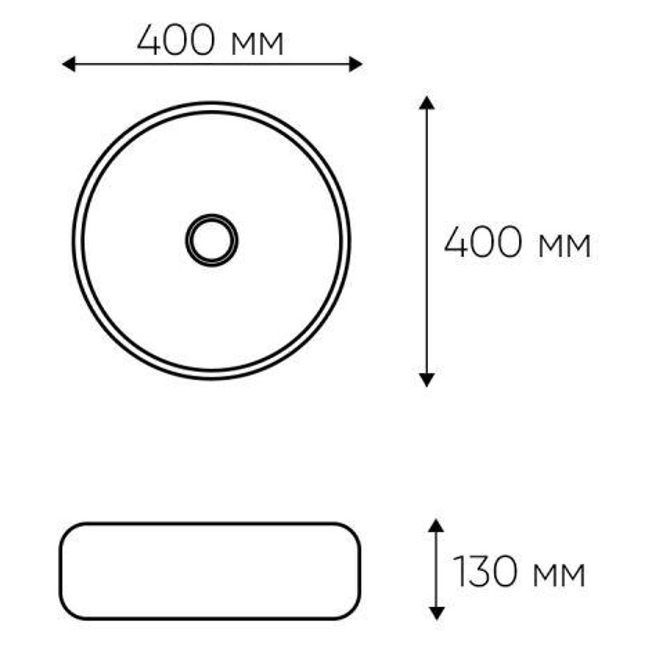 Раковина для ванной Bronze de Luxe 1382