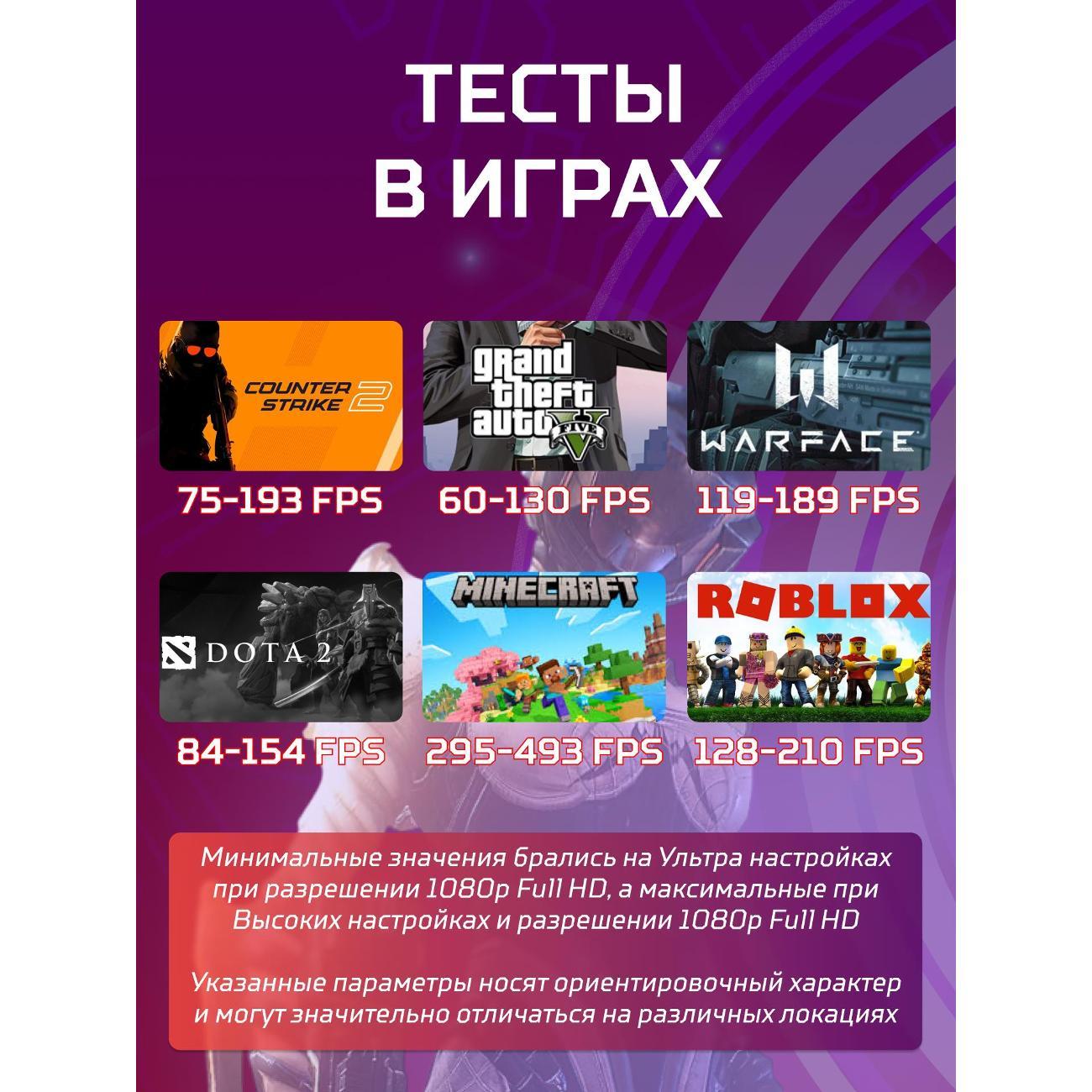 Системный блок БиГ! Комп Black Dragon 1650 - W10 70v279.1s