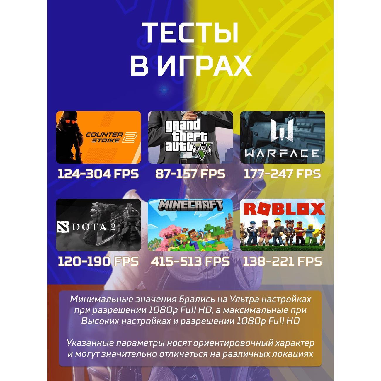 Системный блок БиГ! Комп Black Dragon 2060 - W11 70v279.1p